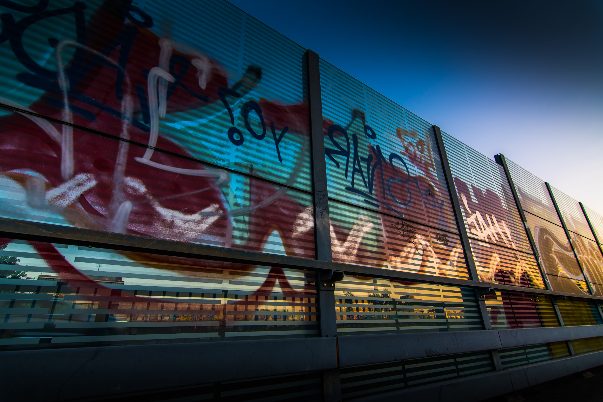 Nikon D500 + Tokina AT-X Pro 11-16mm F2.8 DX II sample photo. Highway graffiti photography