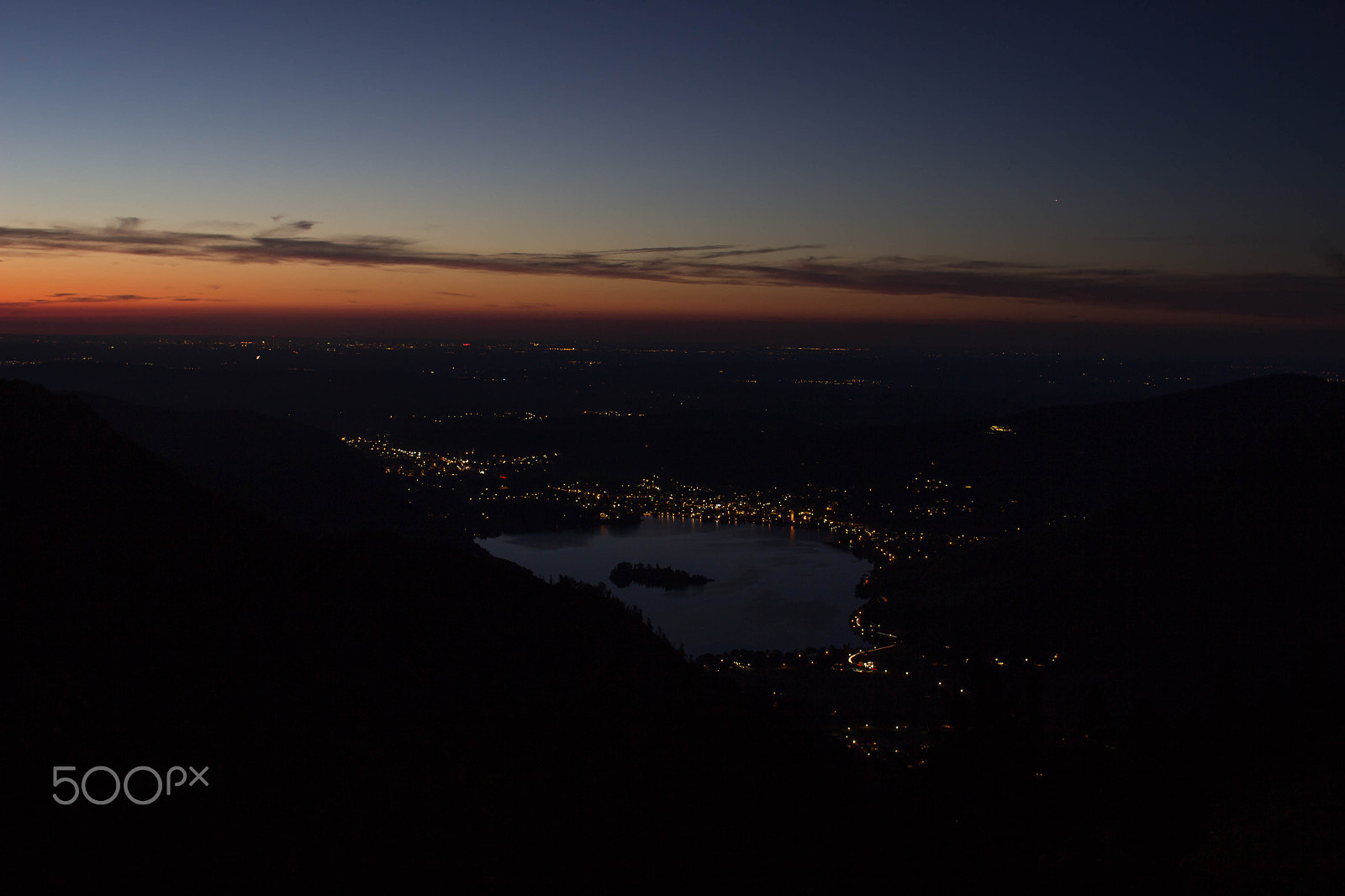 Canon EF 28mm F2.8 IS USM sample photo. City silence (schliersee) photography