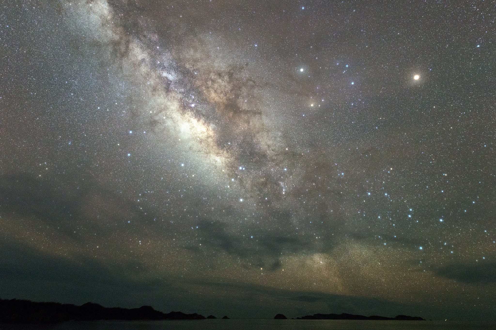 Sigma 20mm F1.4 DG HSM Art sample photo. Milky way at hahajima photography