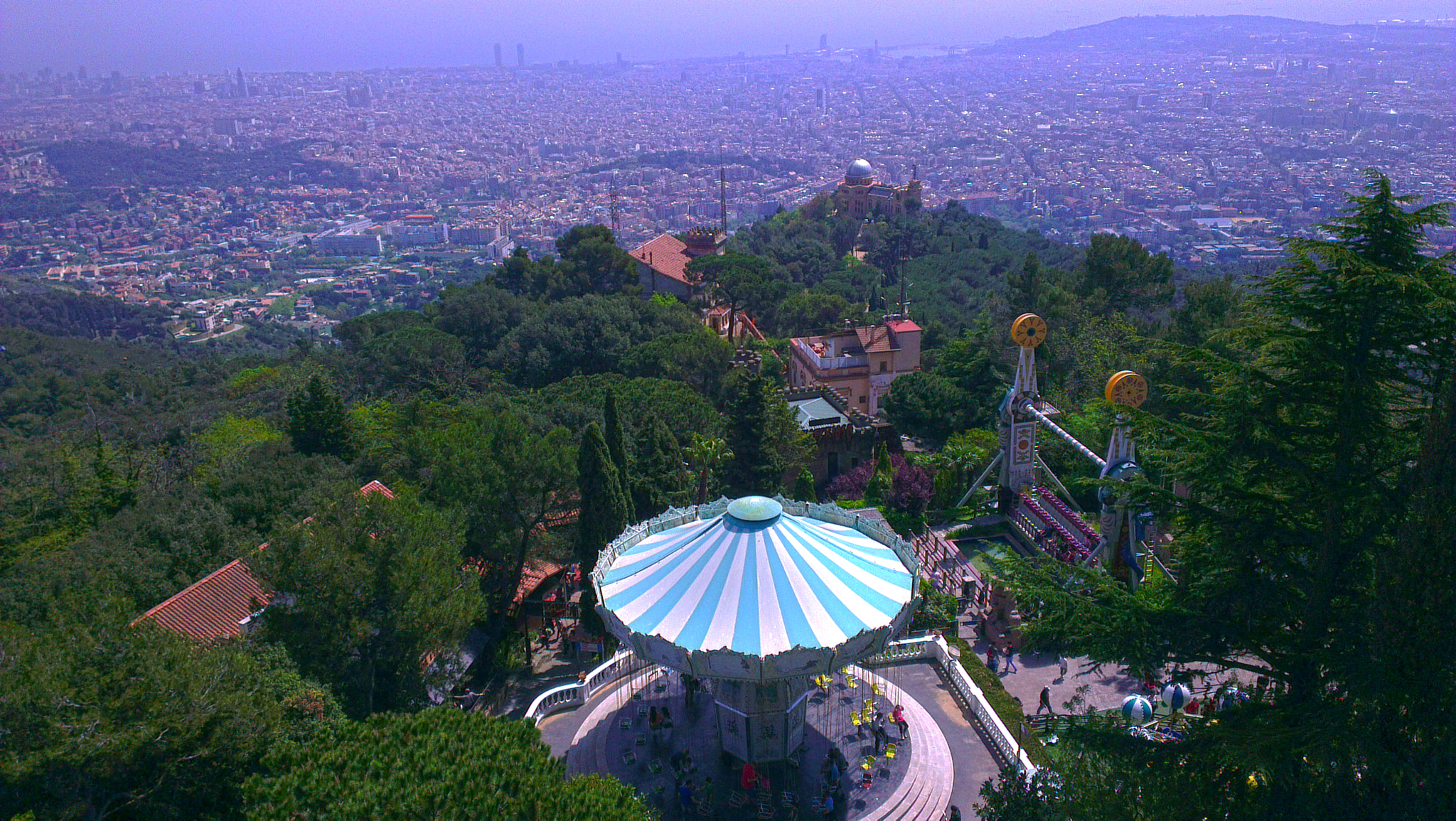 HTC ONE X sample photo. Old amusement park (tibidabo - barcelona 2014) photography