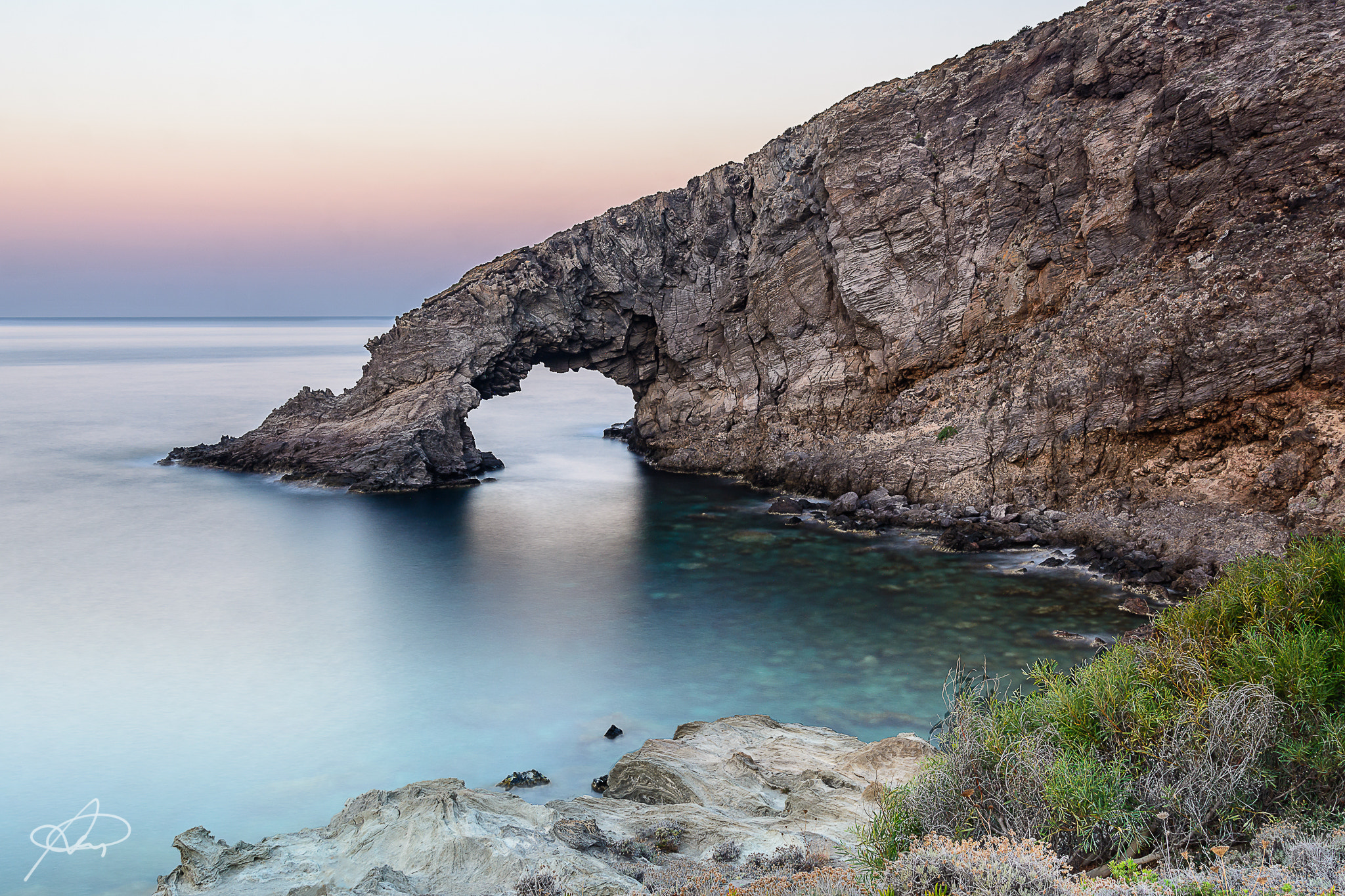 Nikon D5200 + Sigma 24-105mm F4 DG OS HSM Art sample photo. Tramonto a punta elefante, pantelleria photography