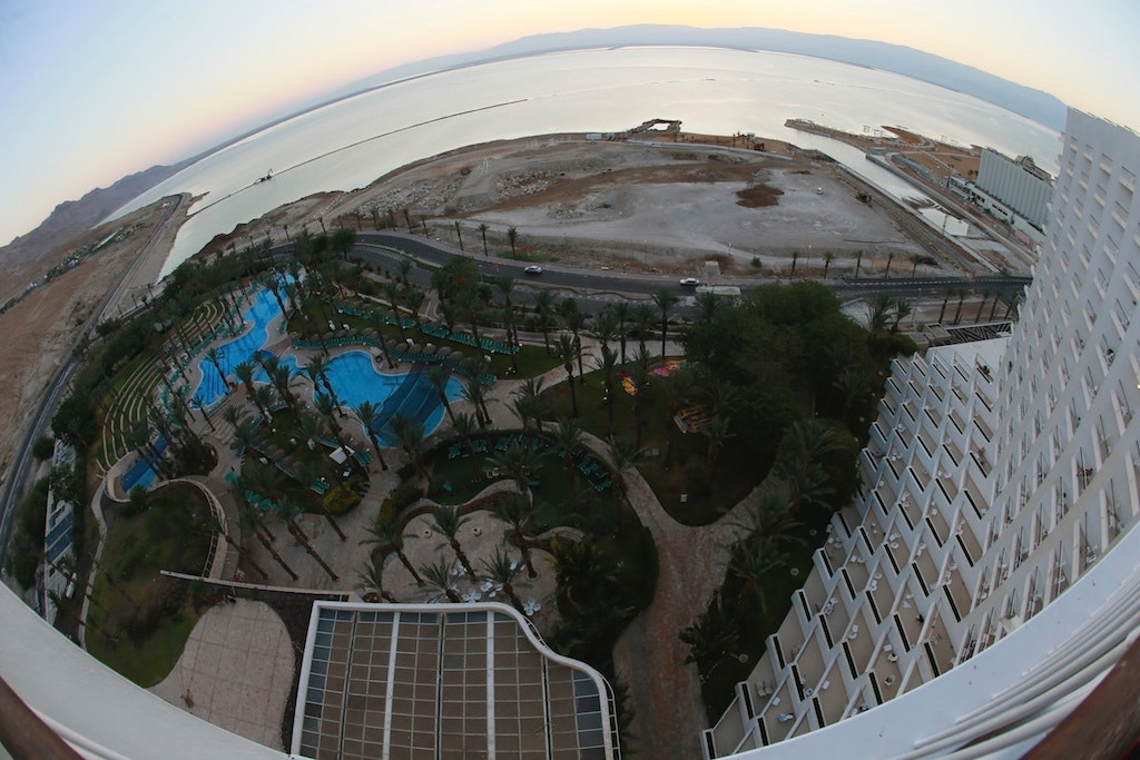 Canon EOS-1D X + Canon EF 15mm F2.8 Fisheye sample photo. David spa hotel @ dead sea , israel photography