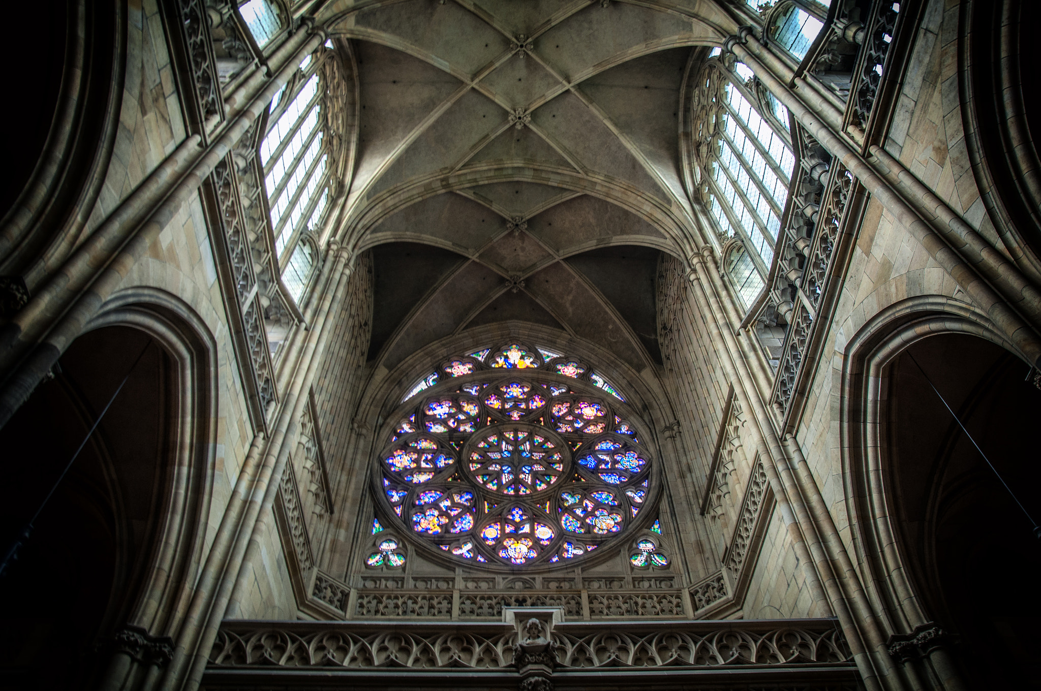 Sigma 17-50mm F2.8 EX DC OS HSM sample photo. Inside st. vitus cathedral photography