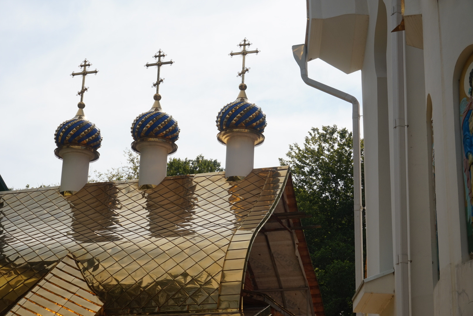 Sony Alpha QX1 sample photo. Holy trinity st. george monastery (sochi) photography