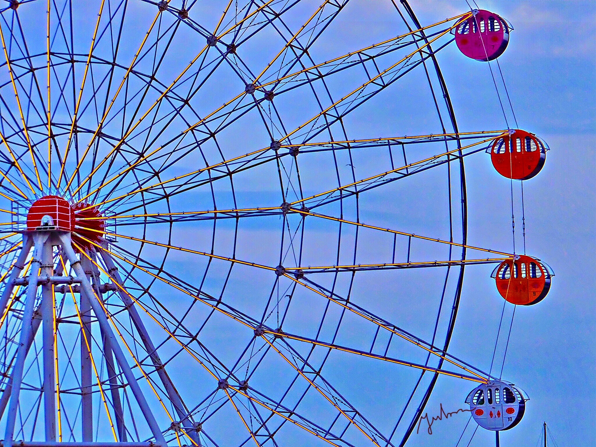 Fujifilm FinePix F900EXR sample photo. Ferris wheel photography
