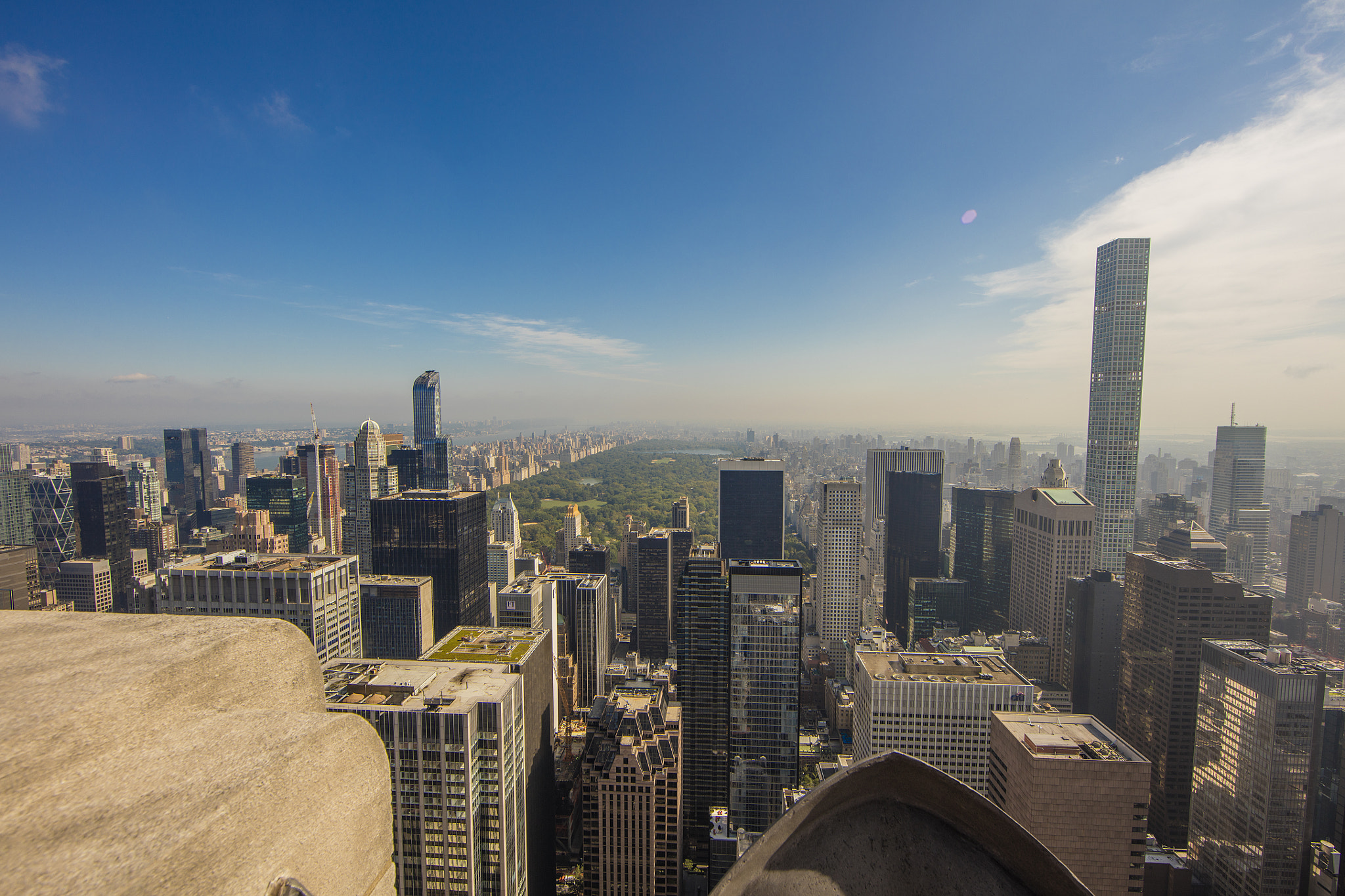 Canon EOS 5DS R + Canon EF 14mm F2.8L II USM sample photo. Top of the rock and central park photography
