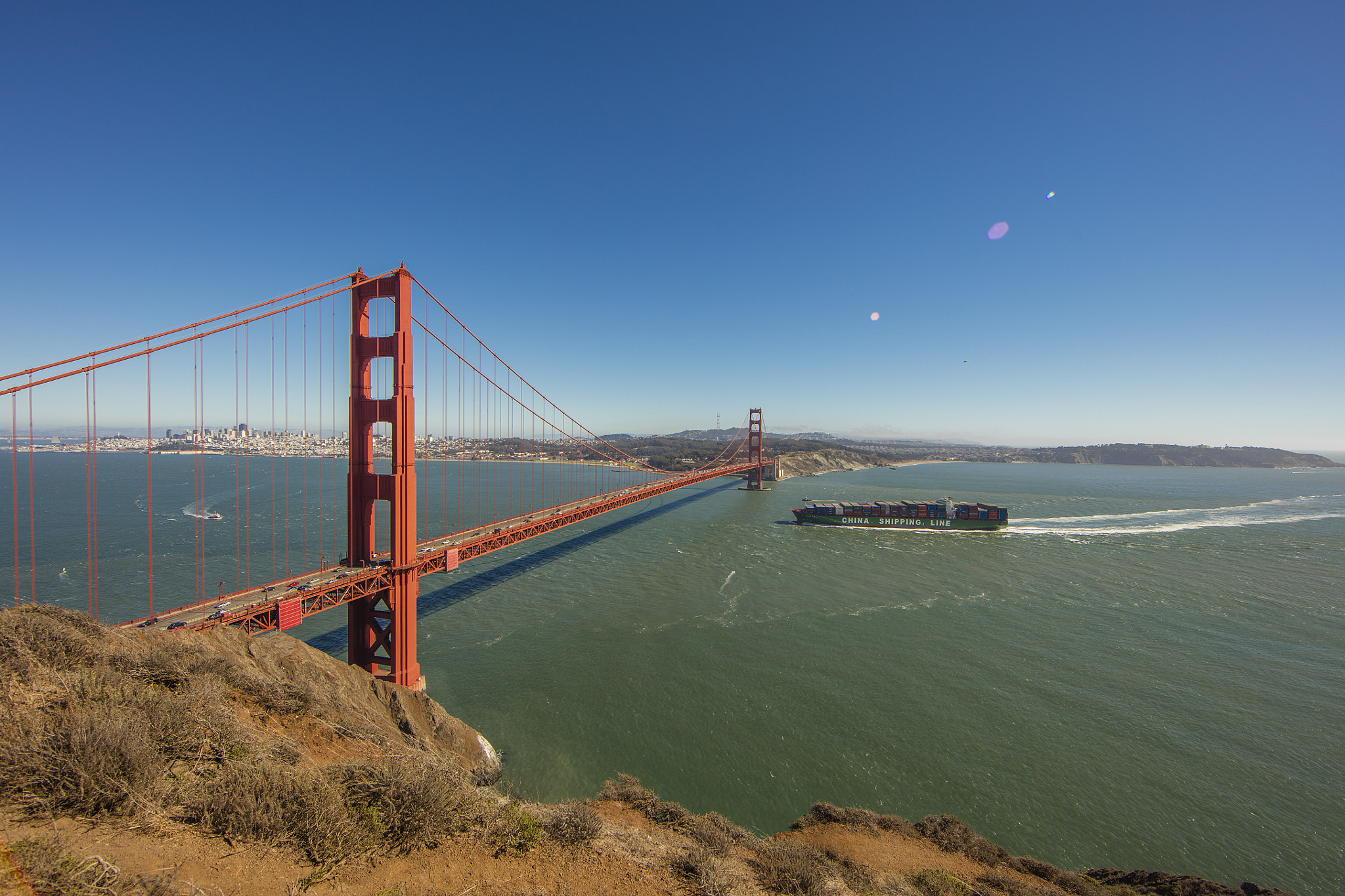 Canon EF 14mm F2.8L II USM sample photo. Golden gate bridge, san francisco photography