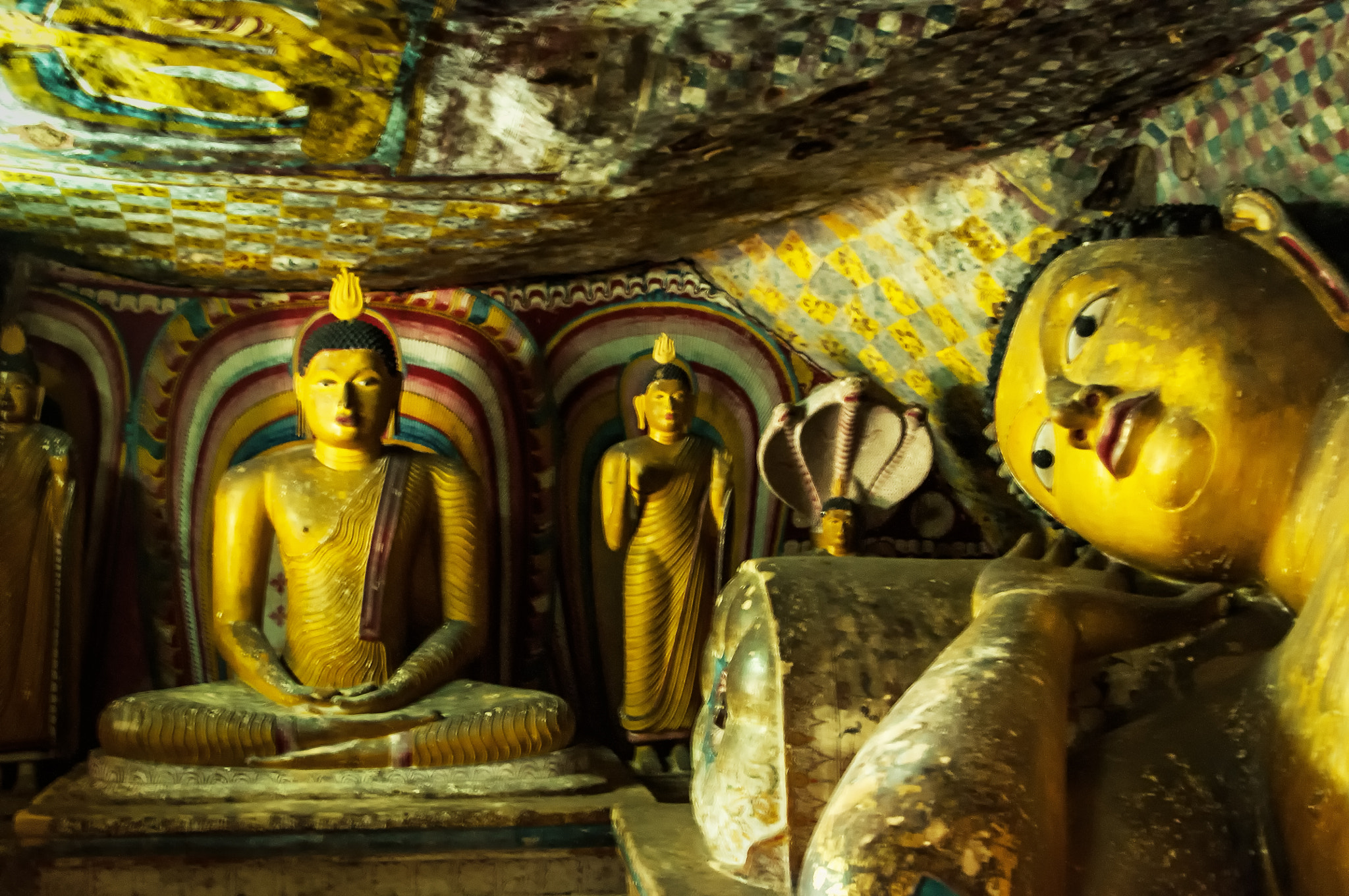 Nikon D300S sample photo. Buddha at cave temple, dambulla photography