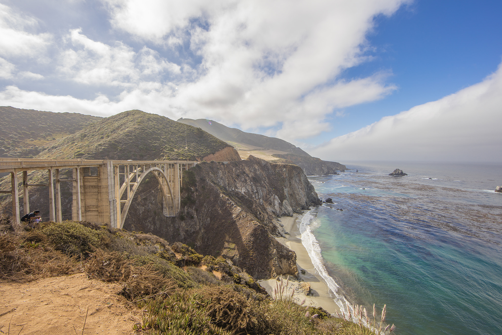 Canon EF 14mm F2.8L II USM sample photo. Bixby creek bridge photography