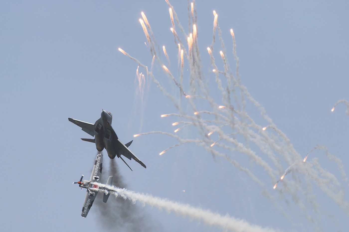 150-600mm F5-6.3 DG OS HSM | Contemporary 015 sample photo. Mig-29 & xa-41 photography