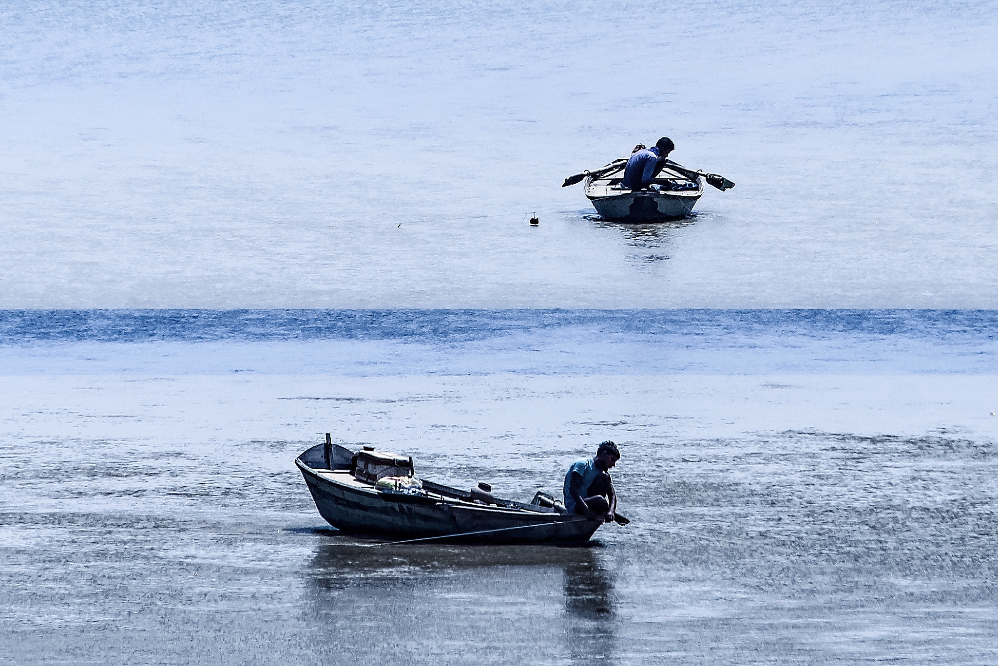 Canon EF-S 55-250mm F4-5.6 IS II sample photo. Fishing - patience is your name photography