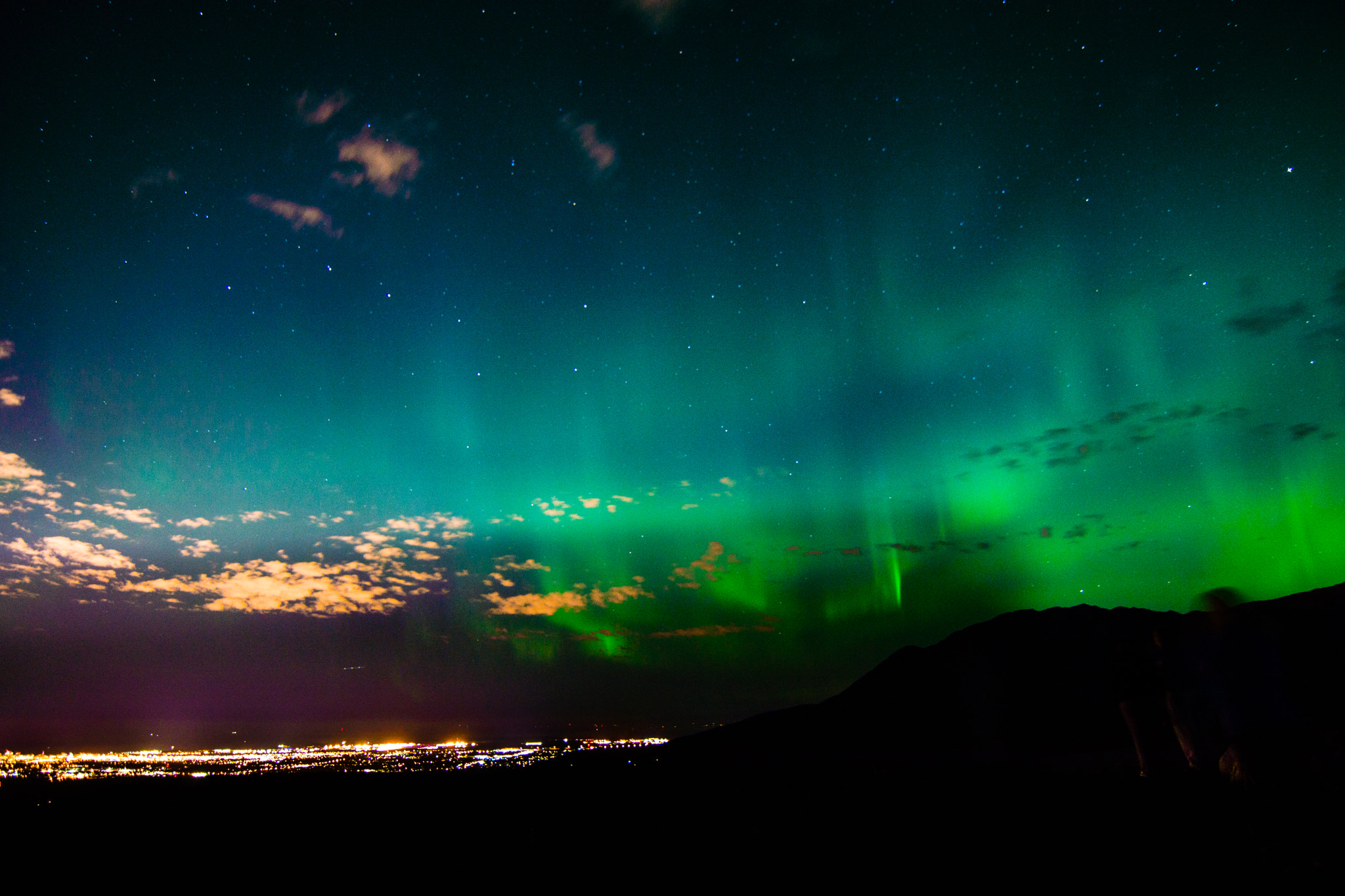 Sony SLT-A77 + 20mm F2.8 sample photo. Aurora over anchorage photography