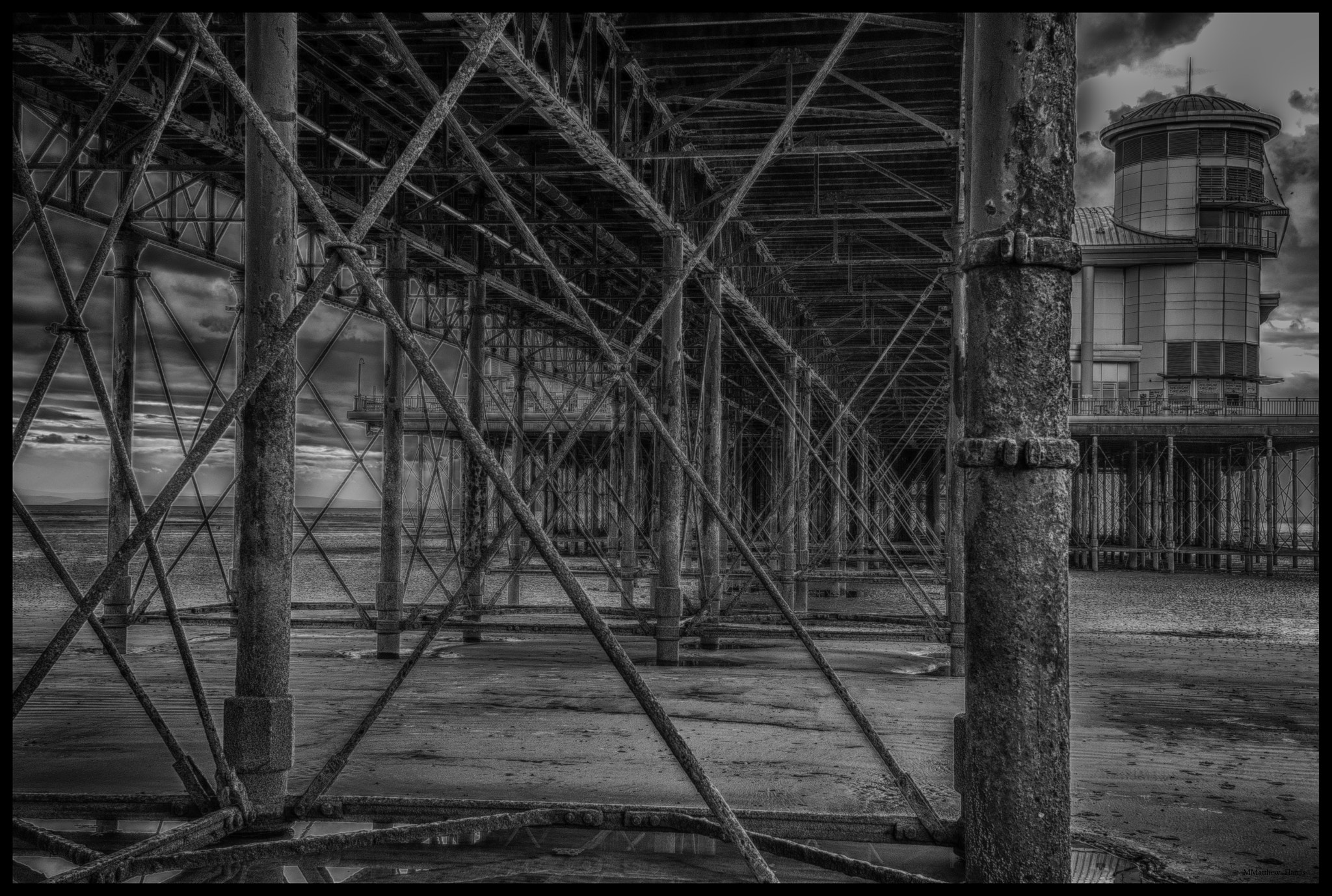 ZEISS Touit 32mm F1.8 sample photo. Weston super mare pier photography