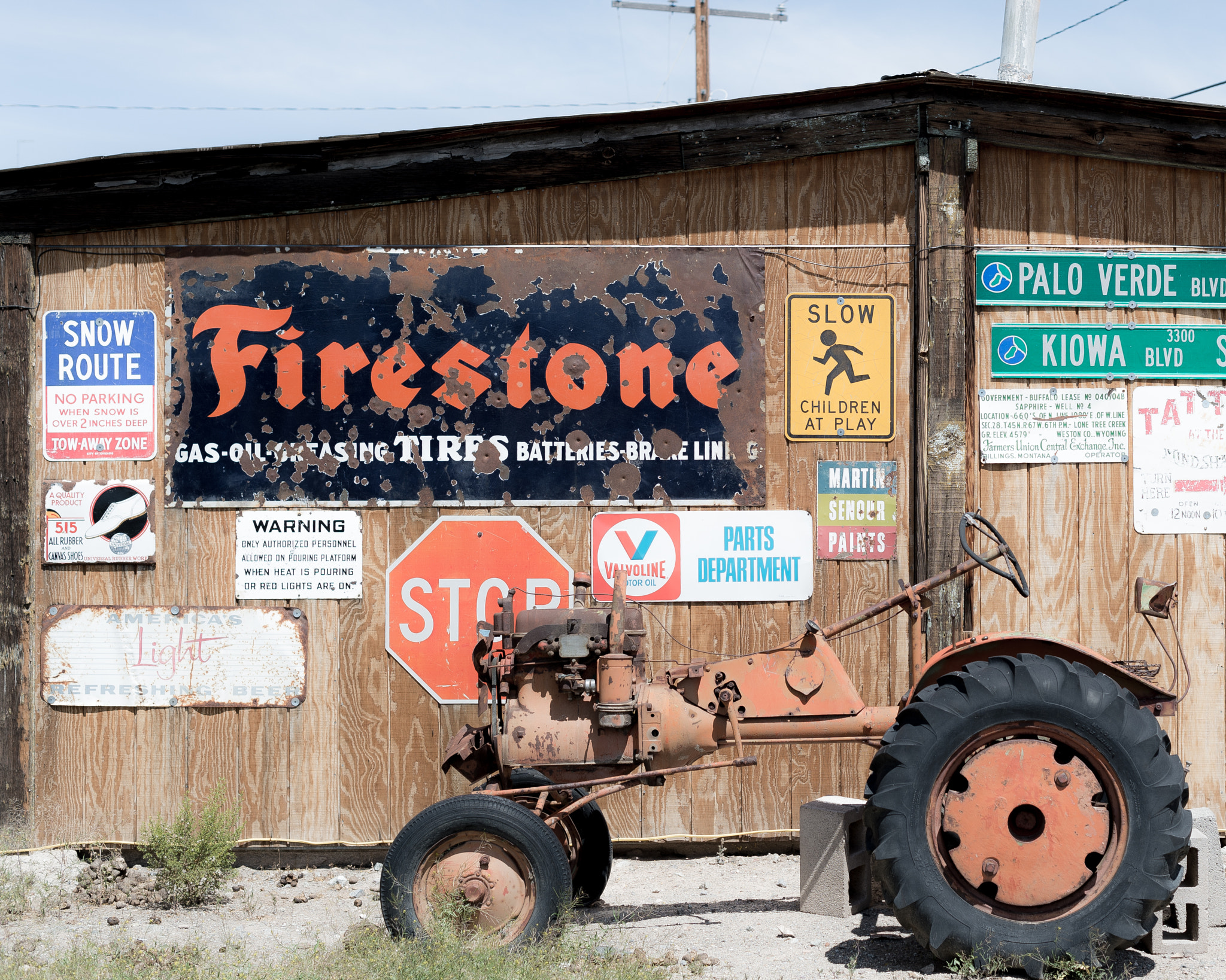Nikon D4 + Nikon AF-S Nikkor 50mm F1.4G sample photo. Tractor with signs photography