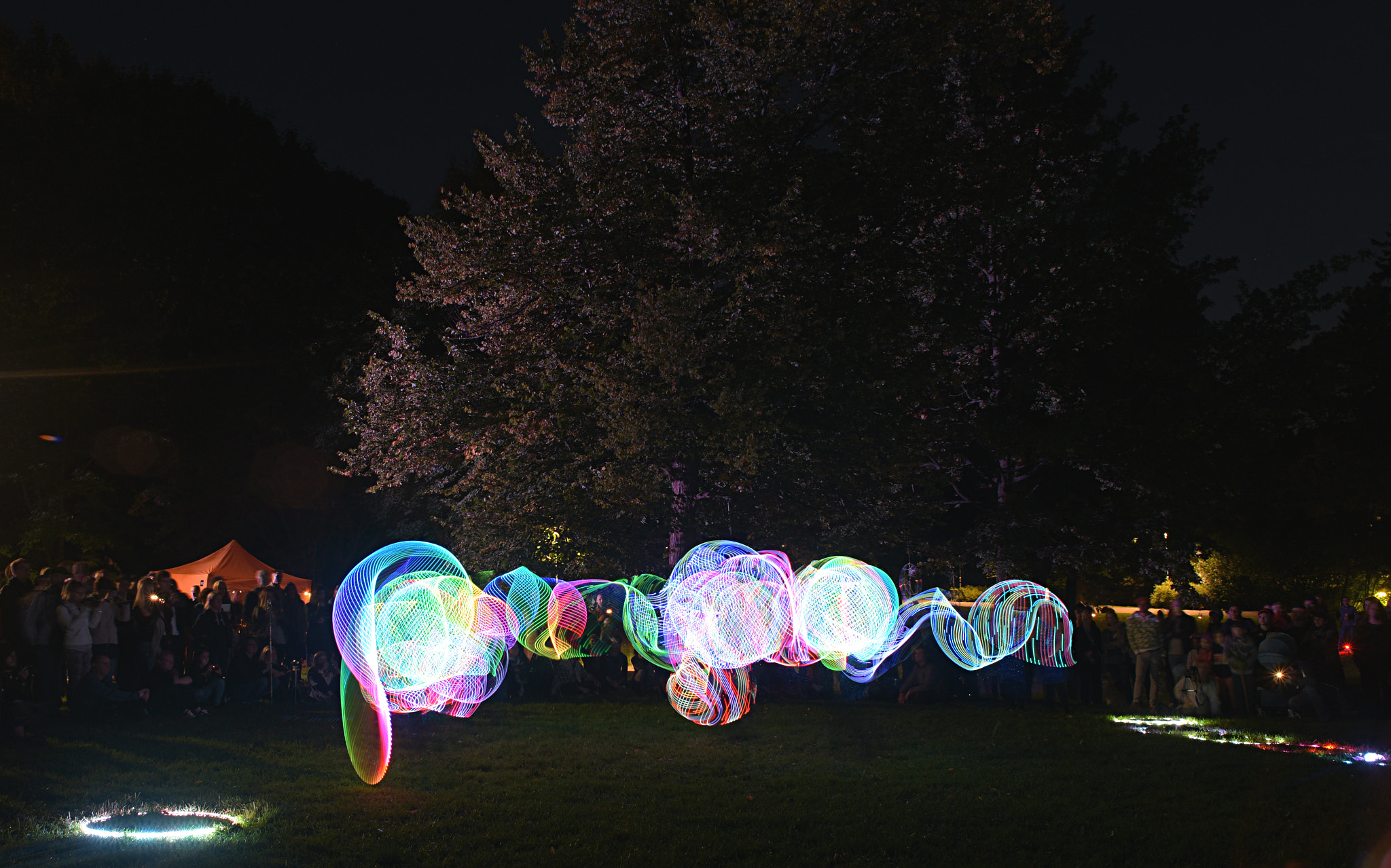 Nikon D750 + Nikon AF Nikkor 24mm F2.8D sample photo. Alppipuisto lightparty photography