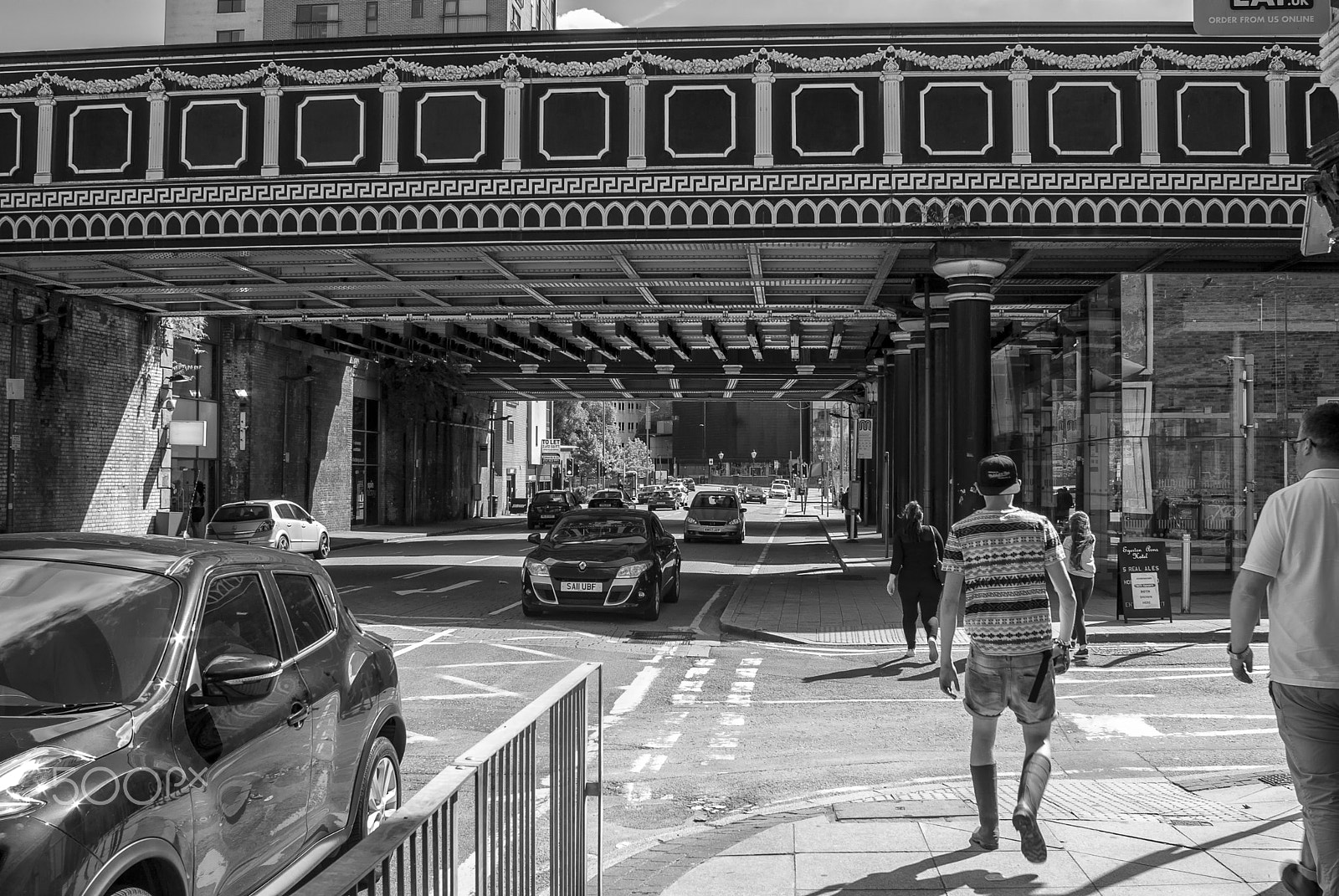 Nikon D200 + Sigma 24-70mm F3.5-5.6 Aspherical HF sample photo. Salford train station photography