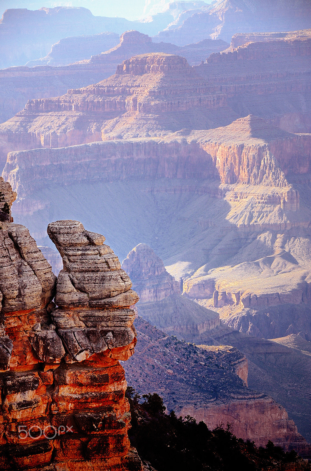 Sigma 150-500mm F5-6.3 DG OS HSM sample photo. Rock buttress, grand canyon photography