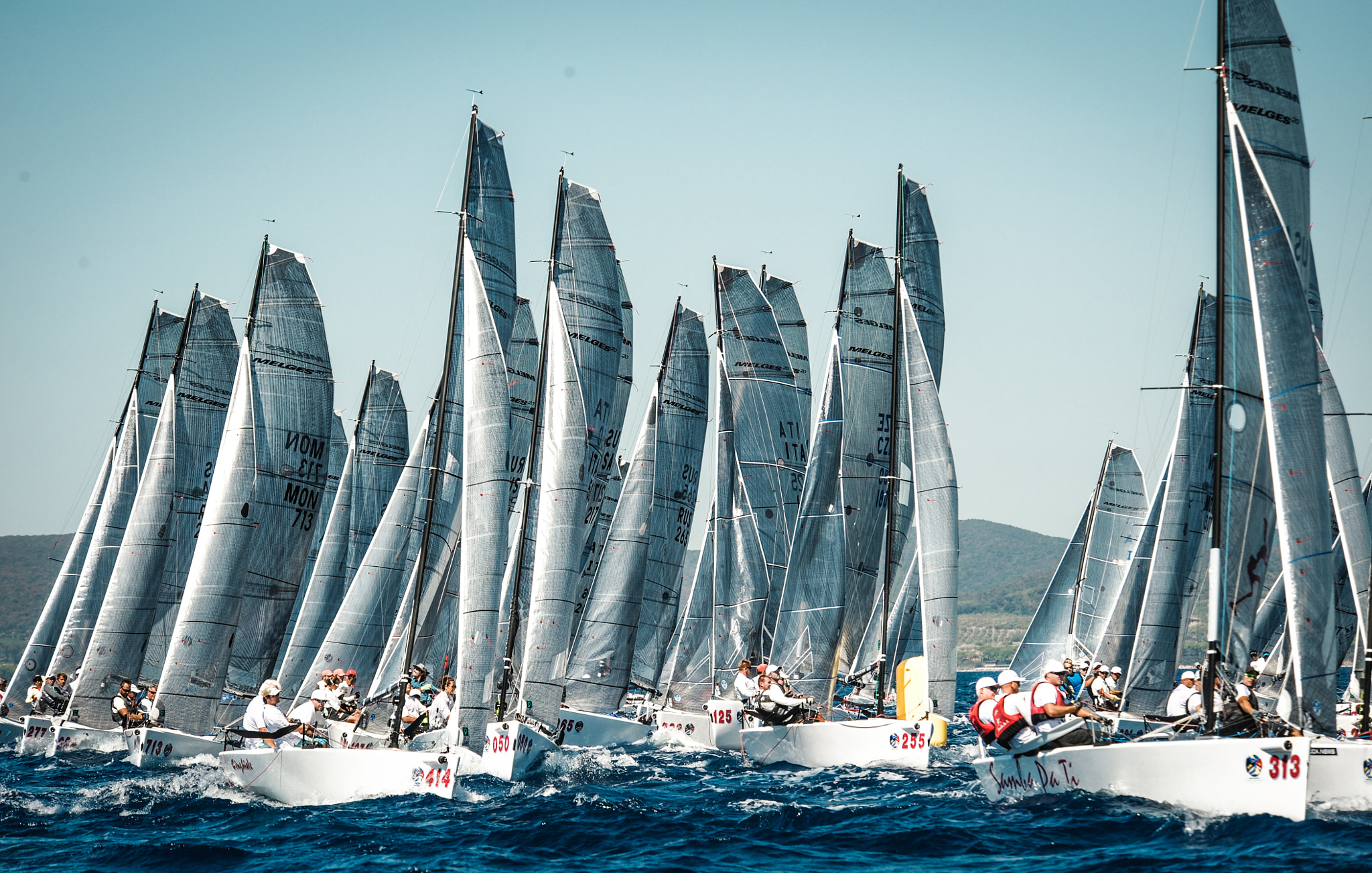 Nikon D3 sample photo. Sailing series in italia photography
