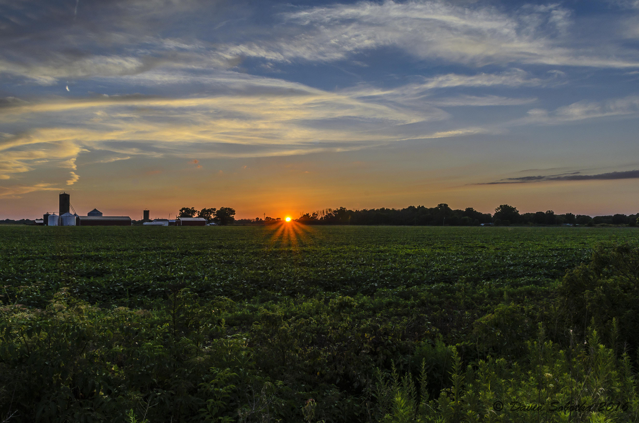 Sigma 17-70mm F2.8-4 DC Macro OS HSM sample photo. Vermilion sunset photography