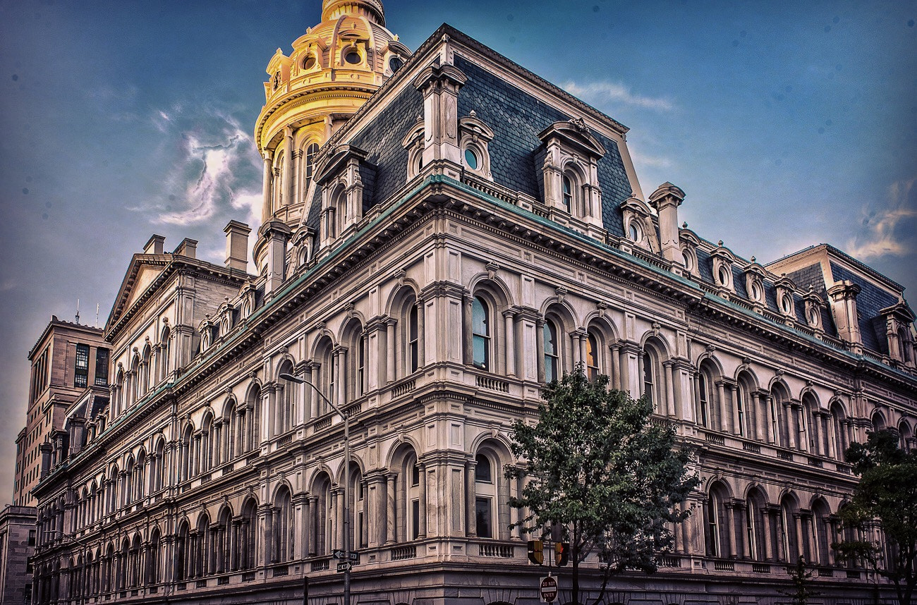 Canon EF 28-80mm f/3.5-5.6 sample photo. City hall rearside view  photography
