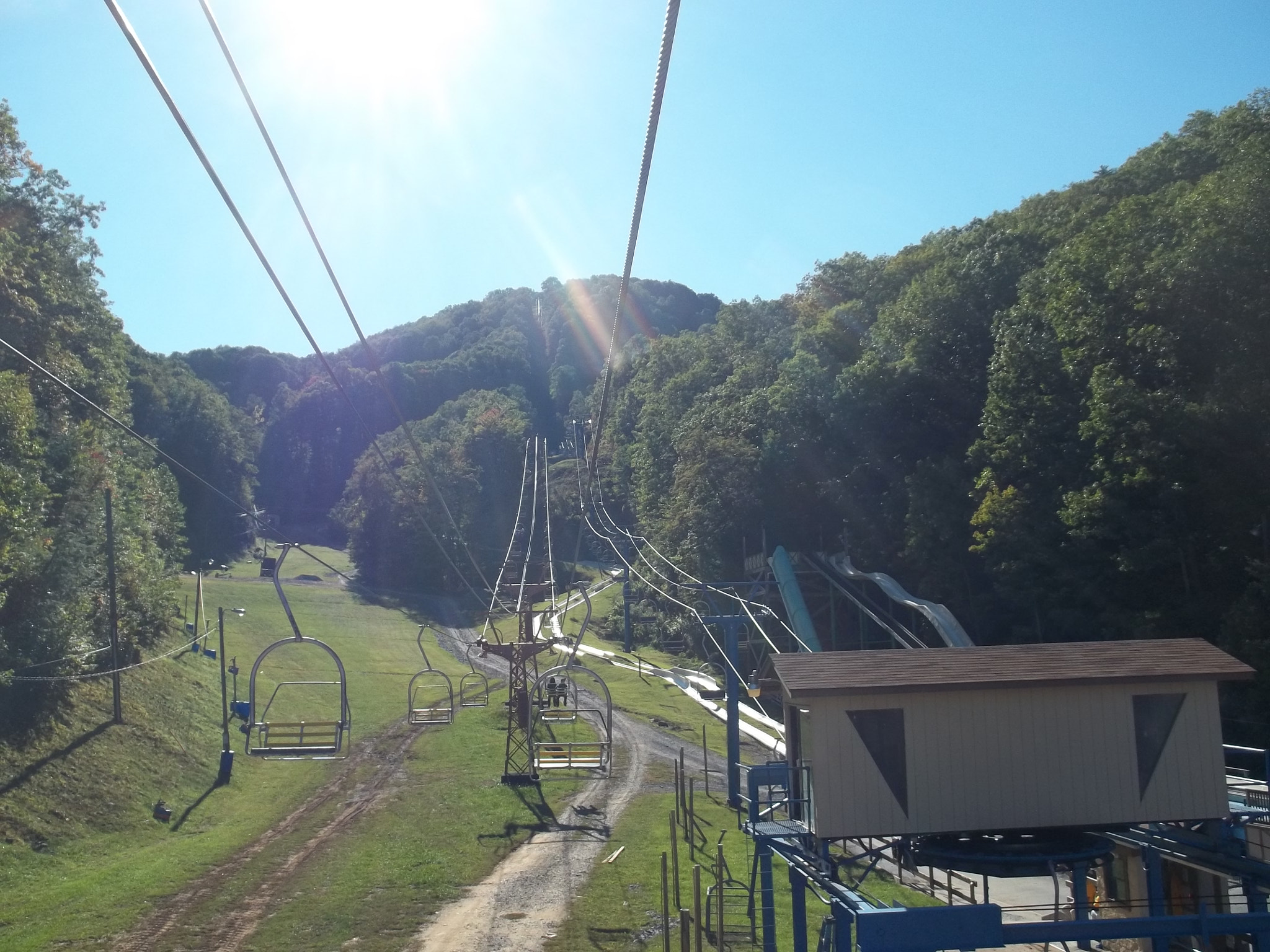 Kodak EASYSHARE C195 DIGITAL CAMERA sample photo. Ober gatlinburg ski lift photography