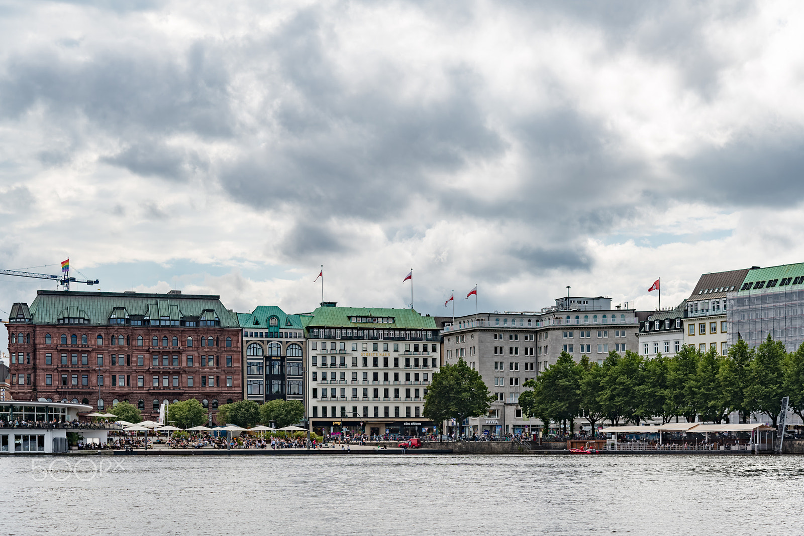 Nikon D610 + Nikon AF-S Micro-Nikkor 60mm F2.8G ED sample photo. Hamburg, germany - july 30, 2016: city center photography