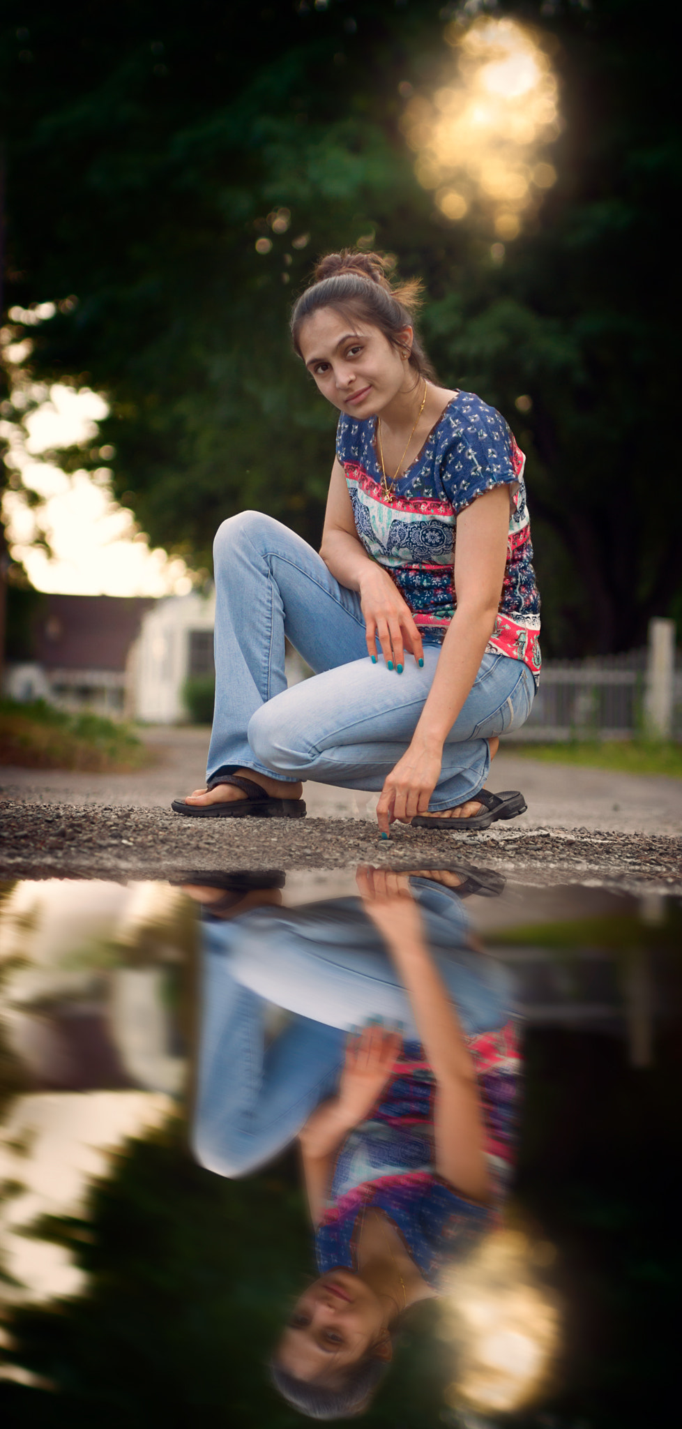 Sony SLT-A77 + Sigma 50mm F1.4 EX DG HSM sample photo. Puddle photography