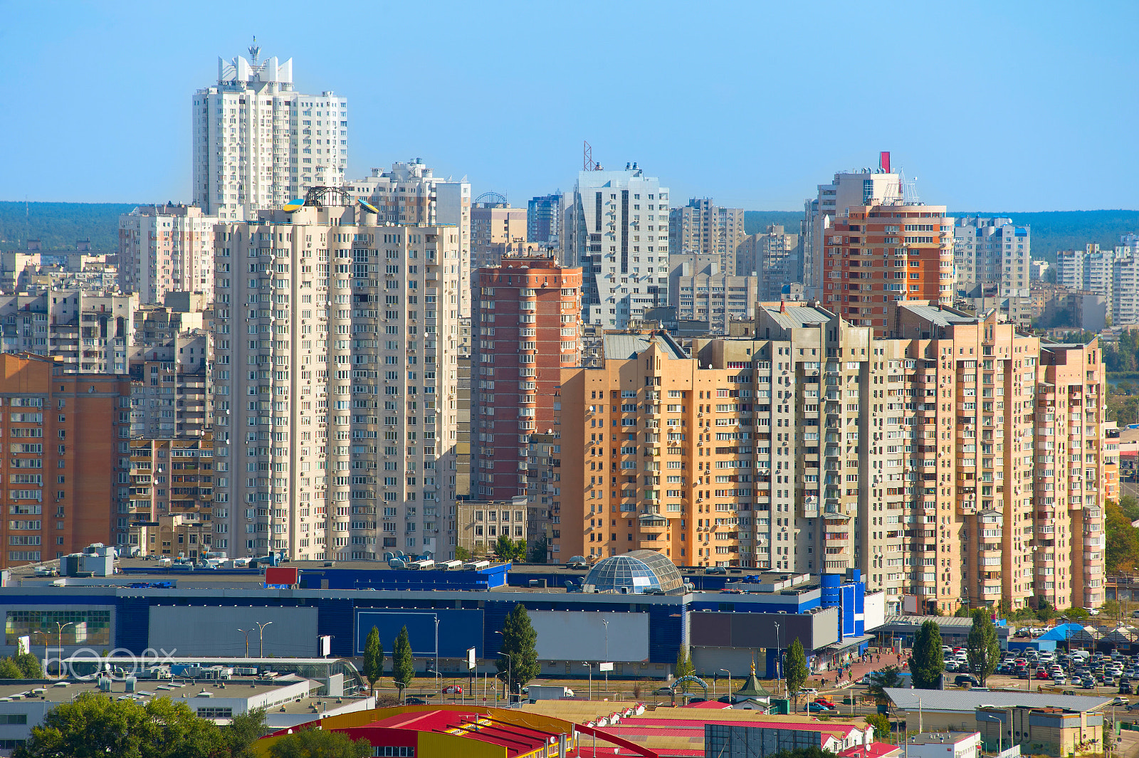 Nikon Df sample photo. Kiev modern architecture, ukraine photography