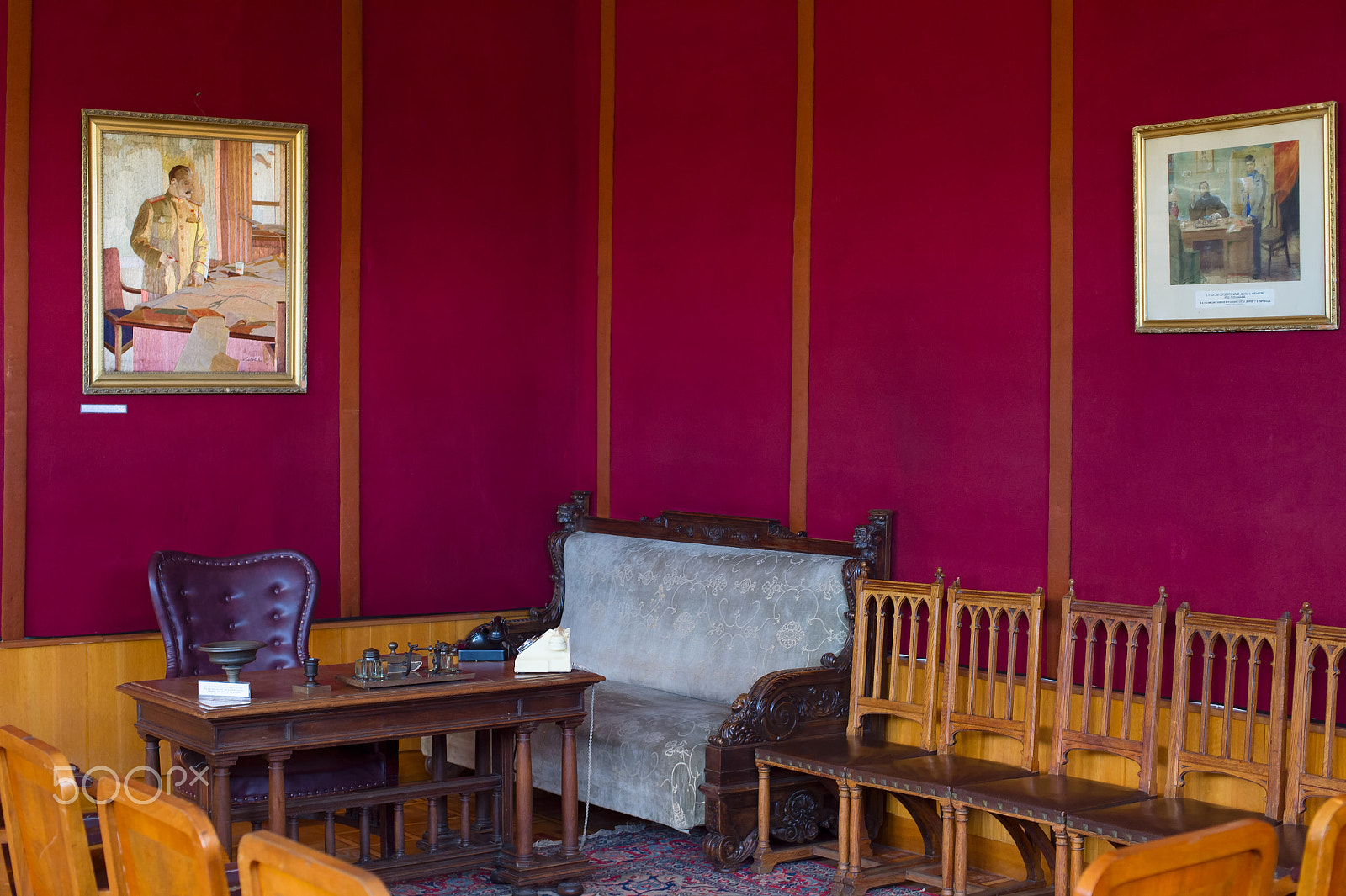 Nikon AF Nikkor 50mm F1.4D sample photo. Josef stalin cabinet, gory museum photography