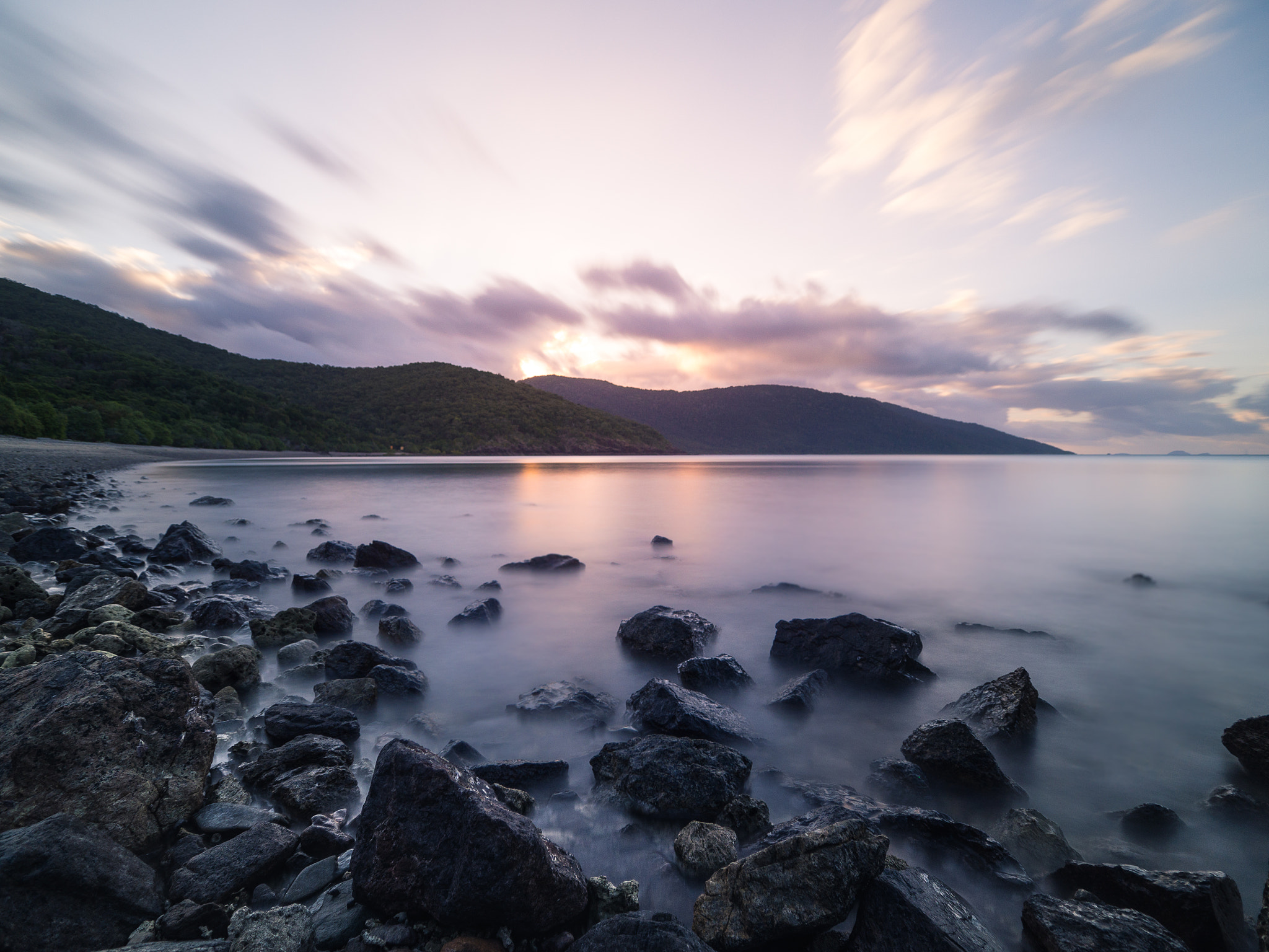 Olympus OM-D E-M10 II + OLYMPUS M.9-18mm F4.0-5.6 sample photo. Coral sunset photography