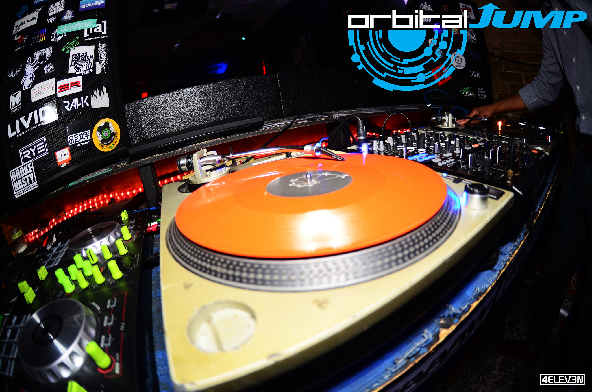 Nikon AF DX Fisheye-Nikkor 10.5mm F2.8G ED sample photo. Orbitaljump vinyl nights photography