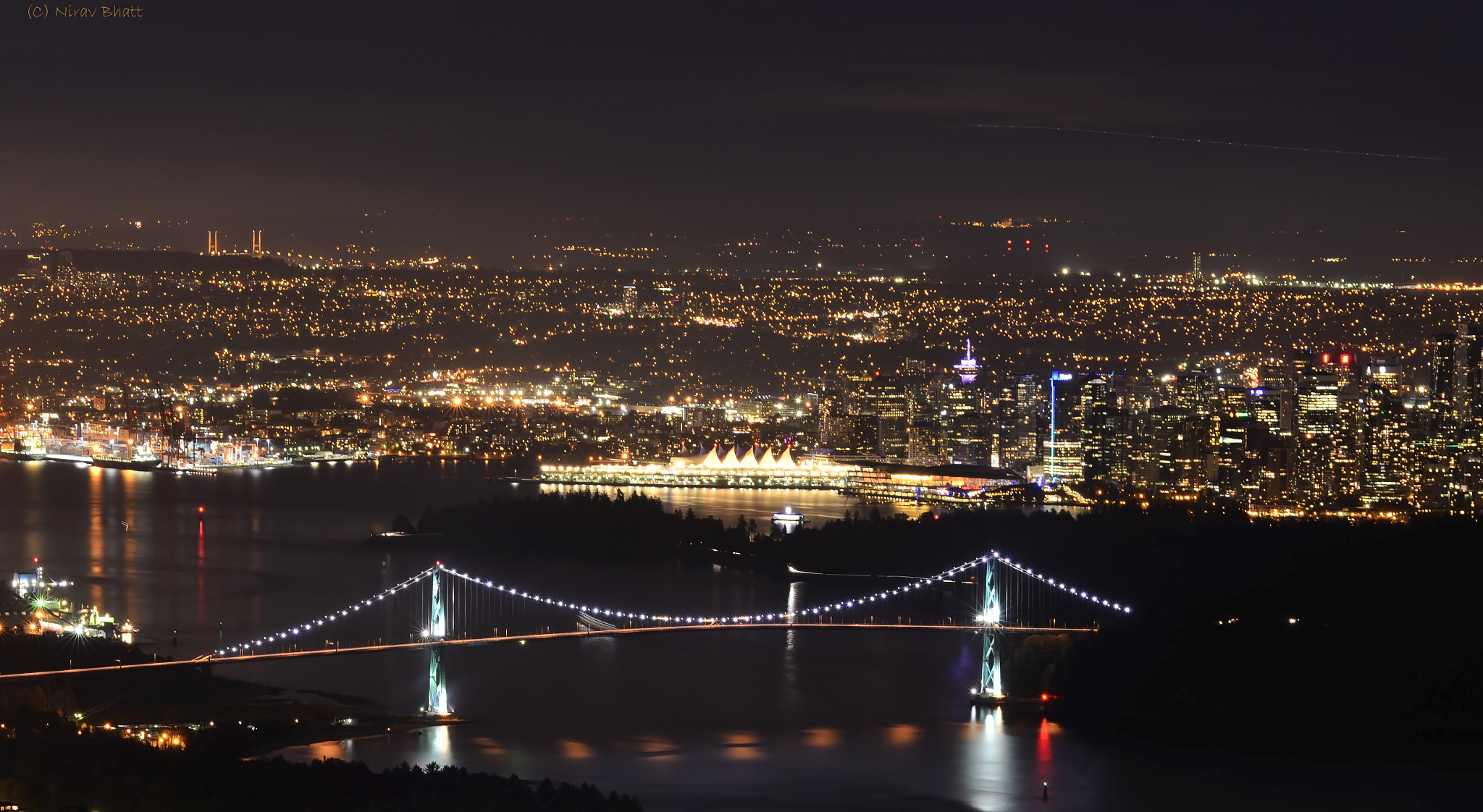 Nikon D5100 sample photo. A view of vancouver from cypress photography