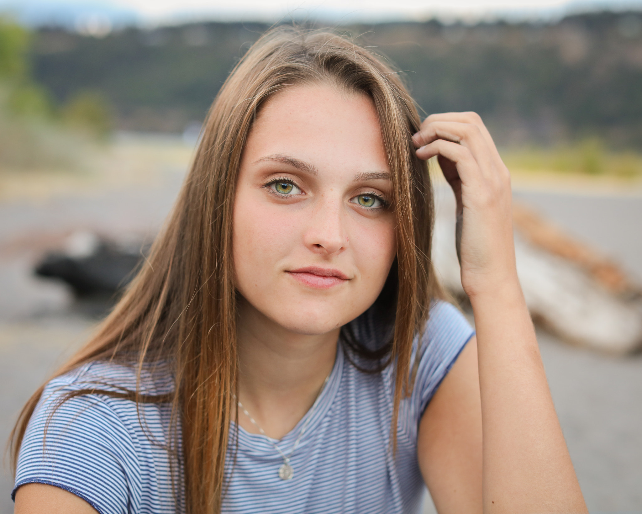 Canon EOS 5DS + Canon EF 50mm F1.2L USM sample photo. Emma at the beach photography