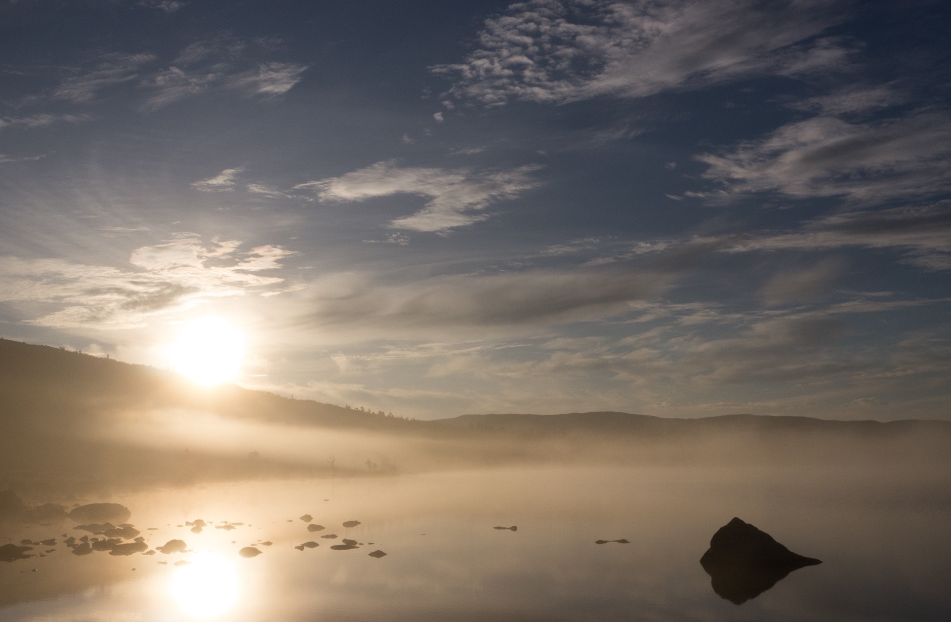 Panasonic Lumix DMC-GH2 sample photo. A foggy morning in sweden photography