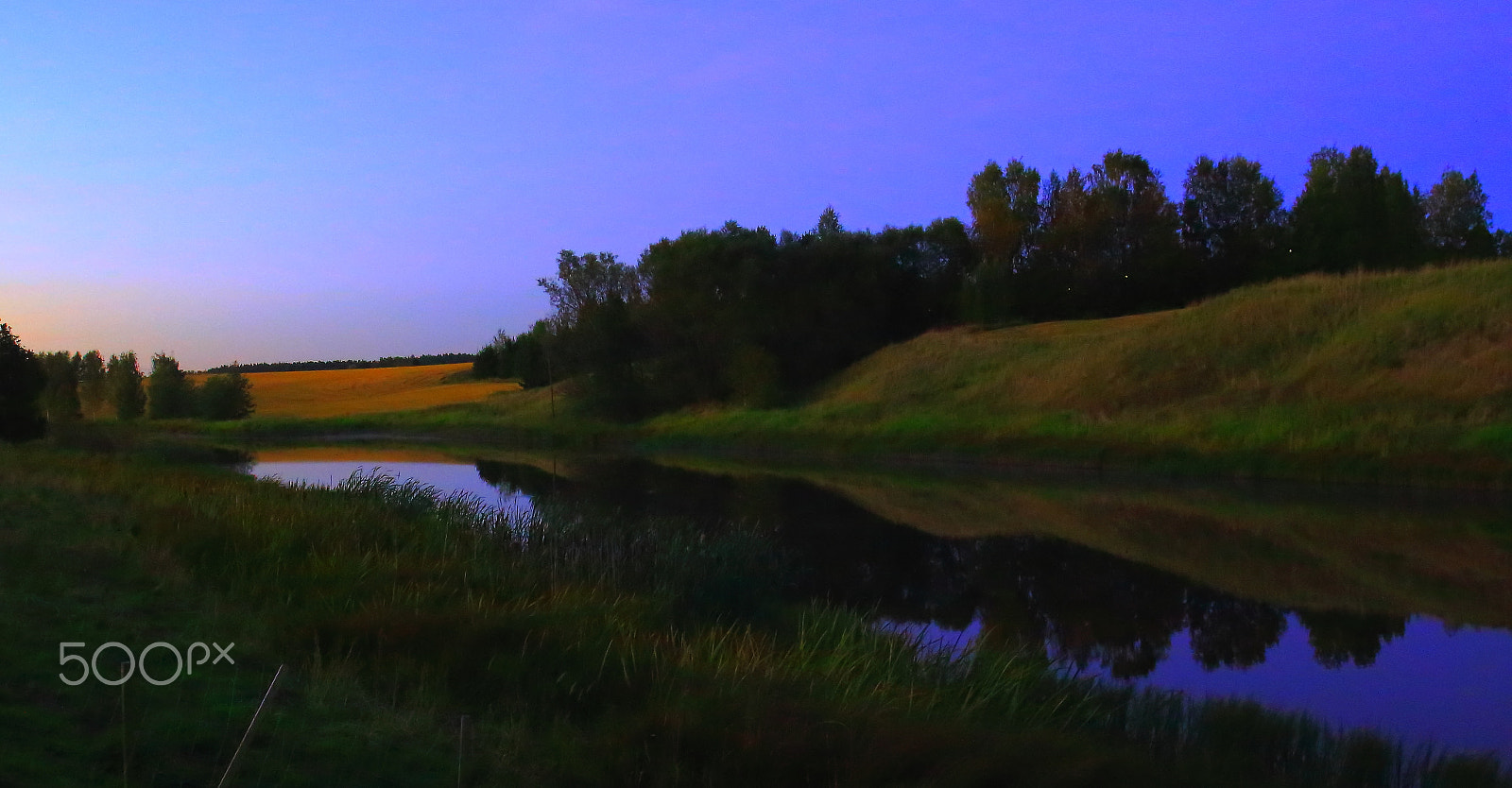 Canon EOS 6D sample photo. Lieto river on night time photography