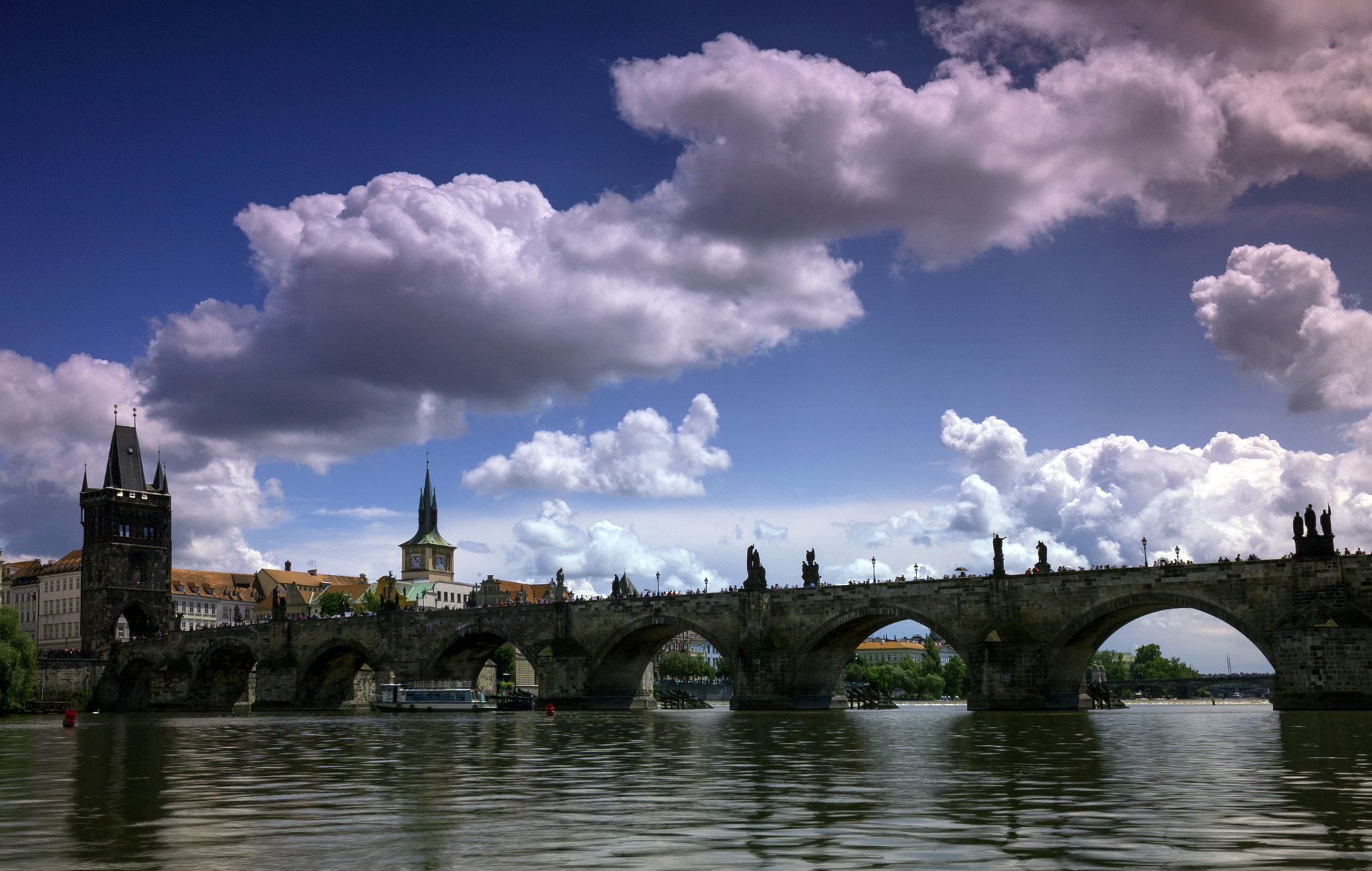 Canon EOS 5D sample photo. Prague bridges photography
