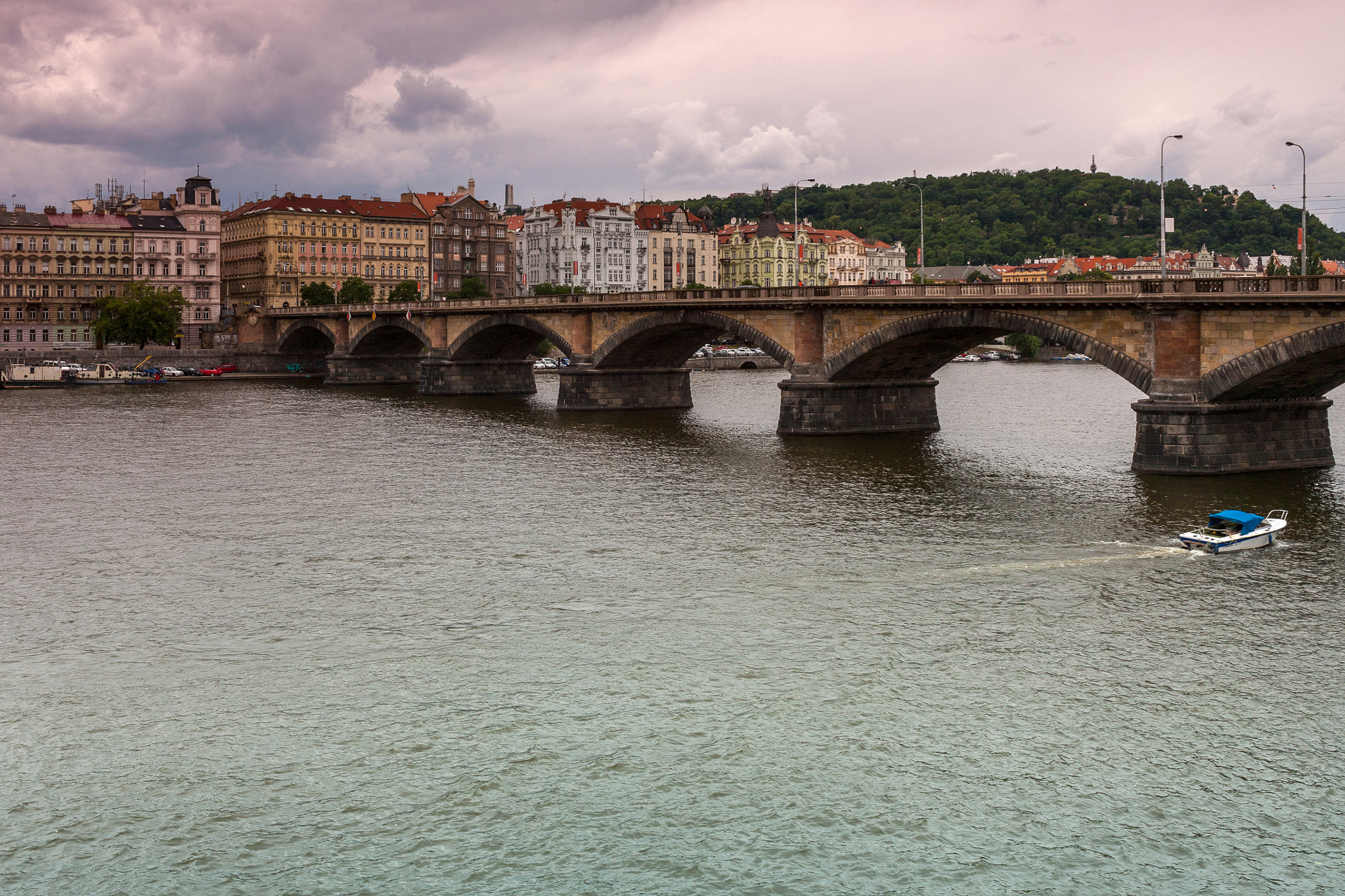 Canon EOS 5D sample photo. Prague bridges photography