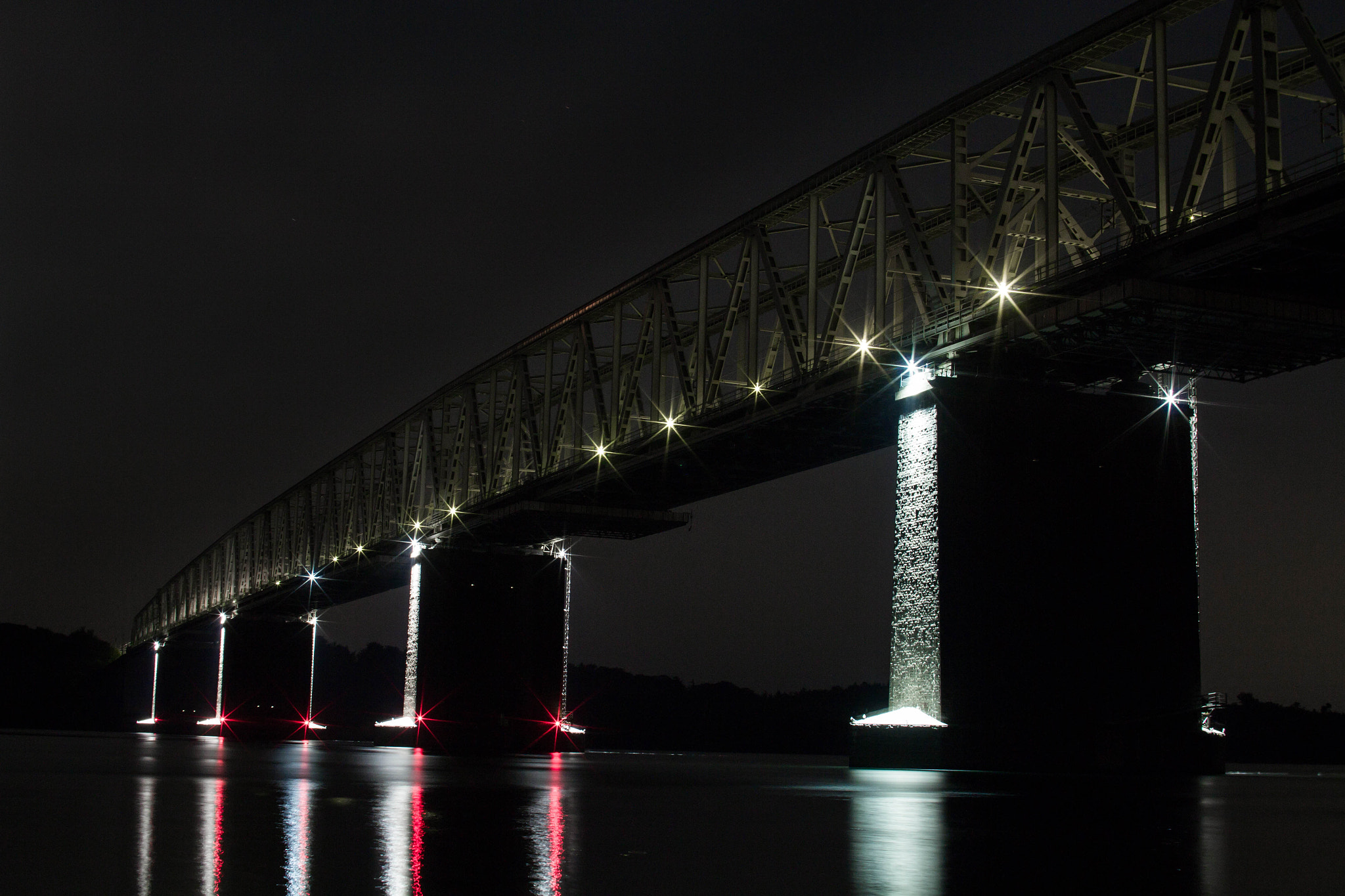 Sigma 30mm f/1.4 DC HSM sample photo. Railroad bridge photography