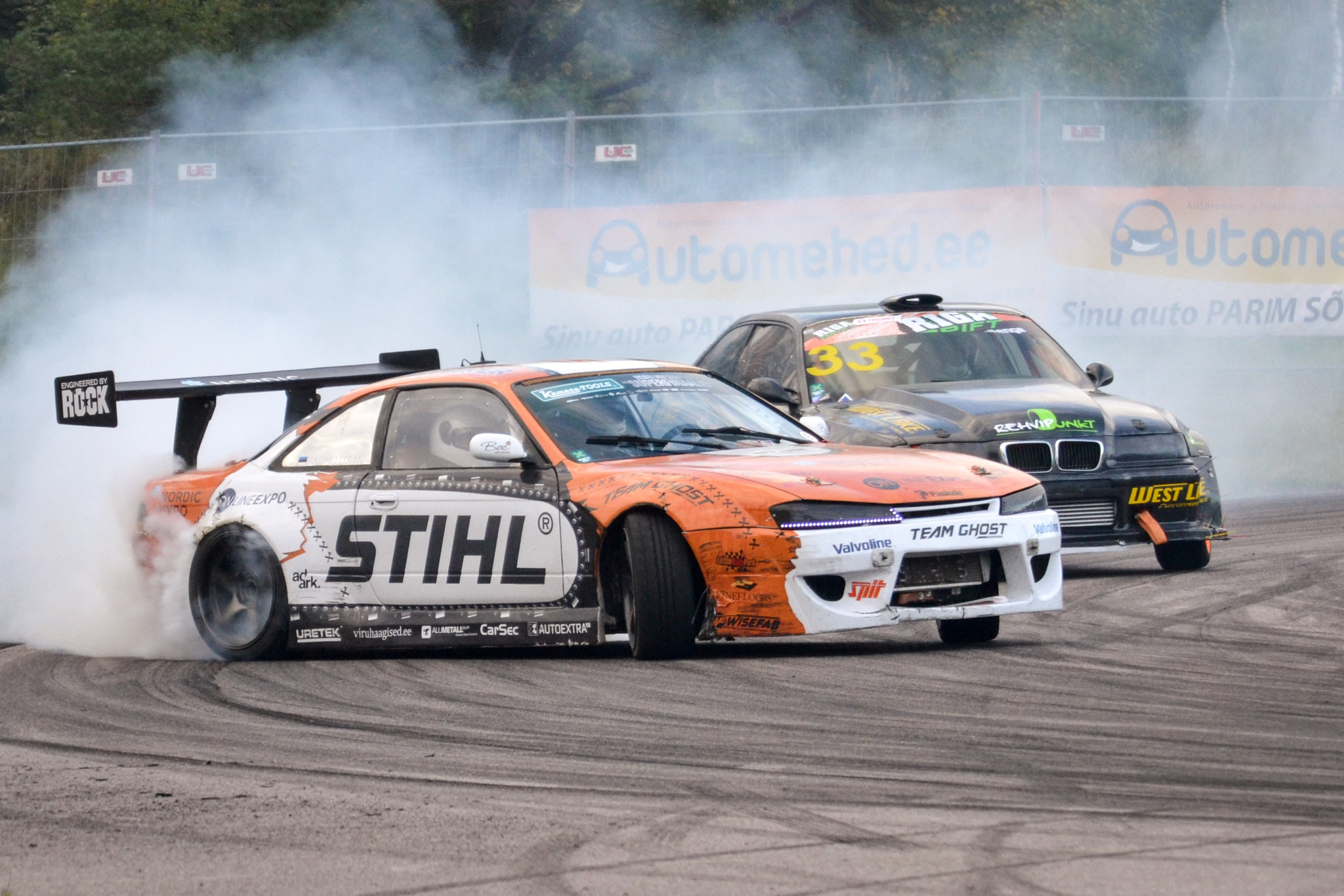 Nikon D3100 + Tamron SP 70-300mm F4-5.6 Di VC USD sample photo. Drift battle photography