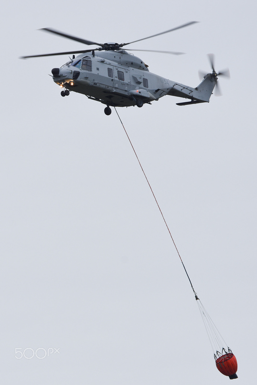 Tamron SP 150-600mm F5-6.3 Di VC USD sample photo. Nh90 on firefighting assignment photography