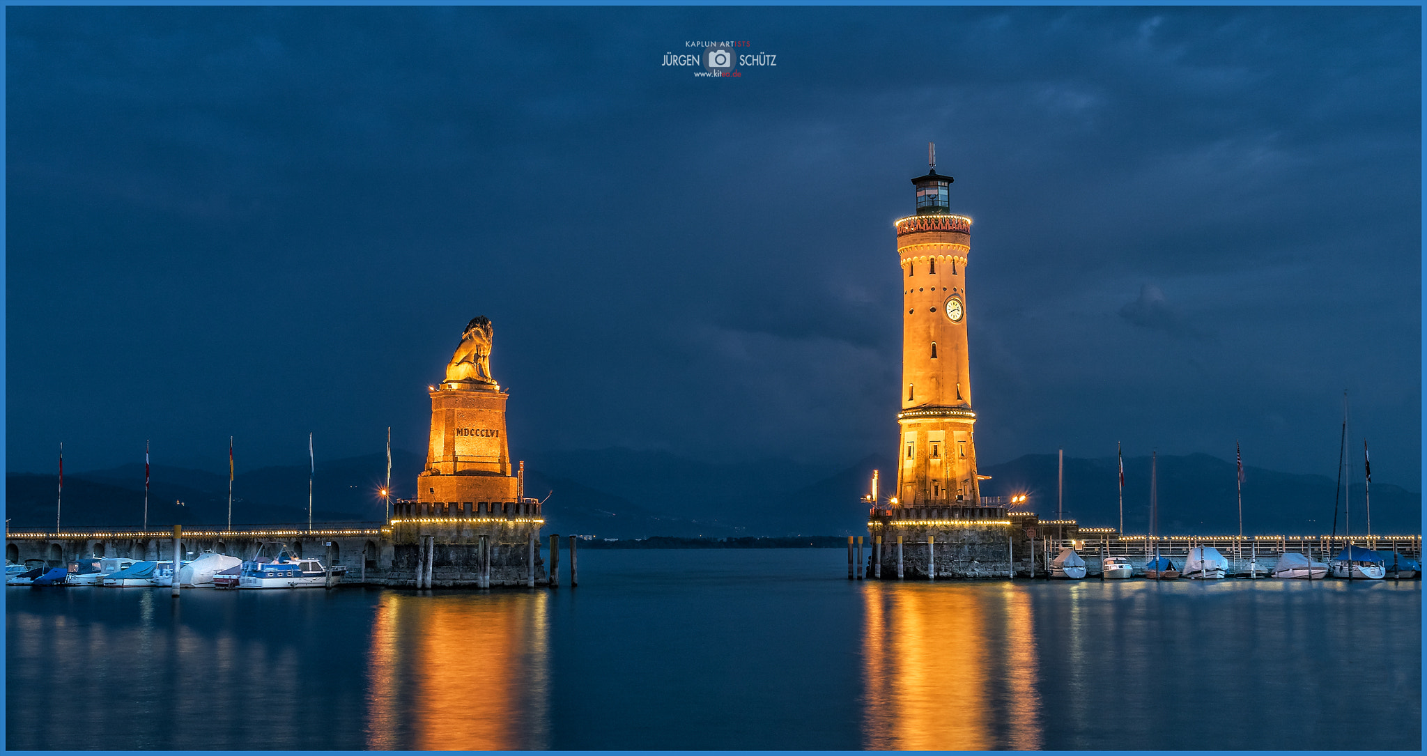 Sony ILCA-77M2 + Tamron SP AF 17-50mm F2.8 XR Di II LD Aspherical (IF) sample photo. Lindau at night photography