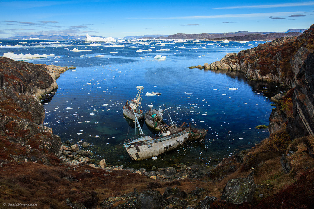 Canon EF 24-70mm F4L IS USM sample photo. Ship arctic graveyard photography