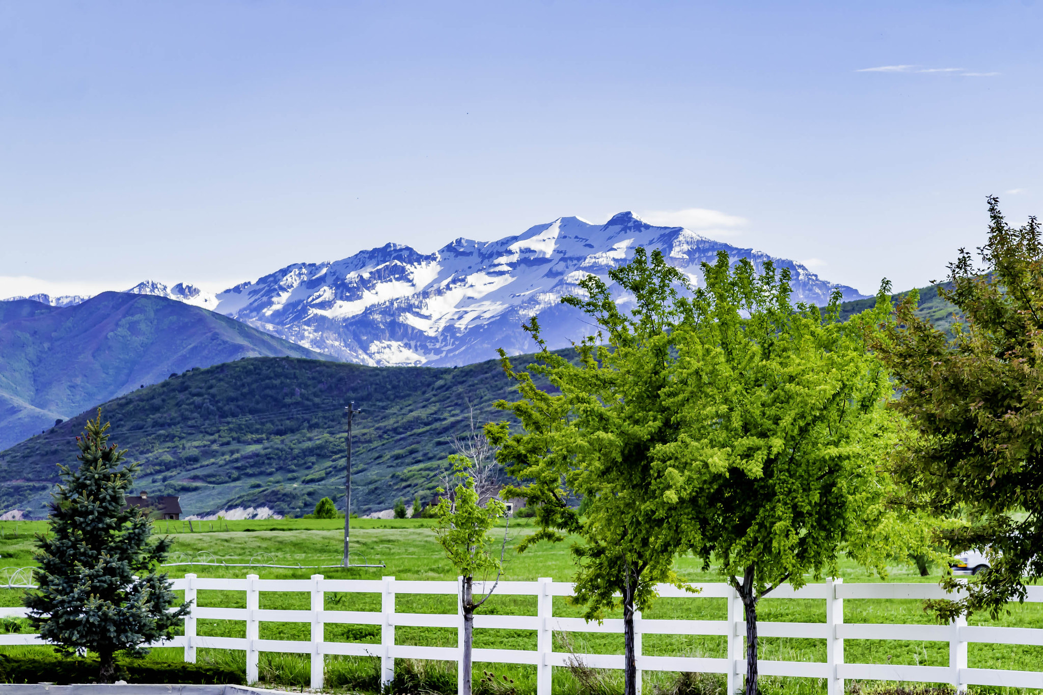 Canon EF-S 17-85mm F4-5.6 IS USM sample photo. Wasatch mountains from heber utah photography