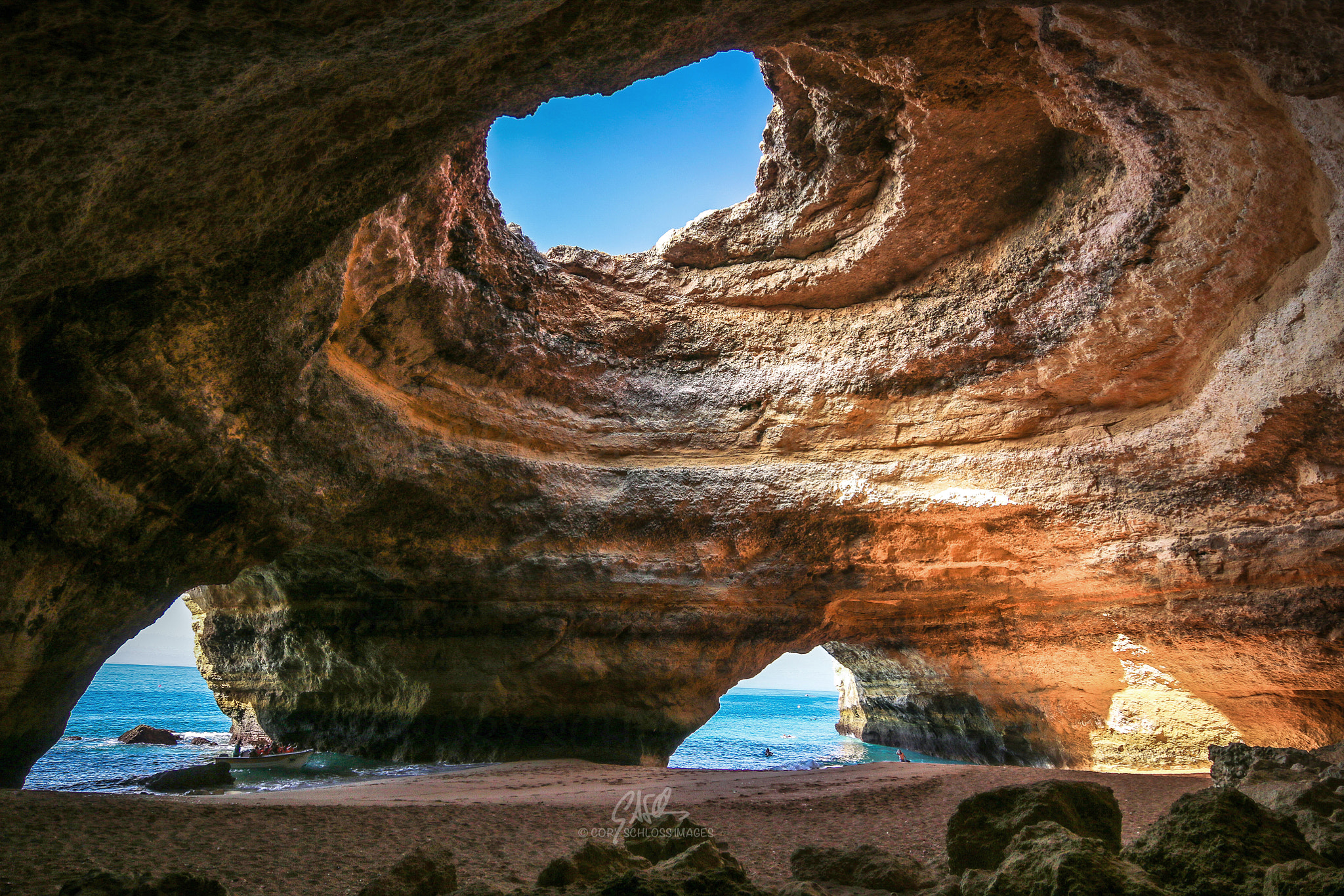 Canon EOS 70D + Canon EF 11-24mm F4L USM sample photo. Benagil cave photography