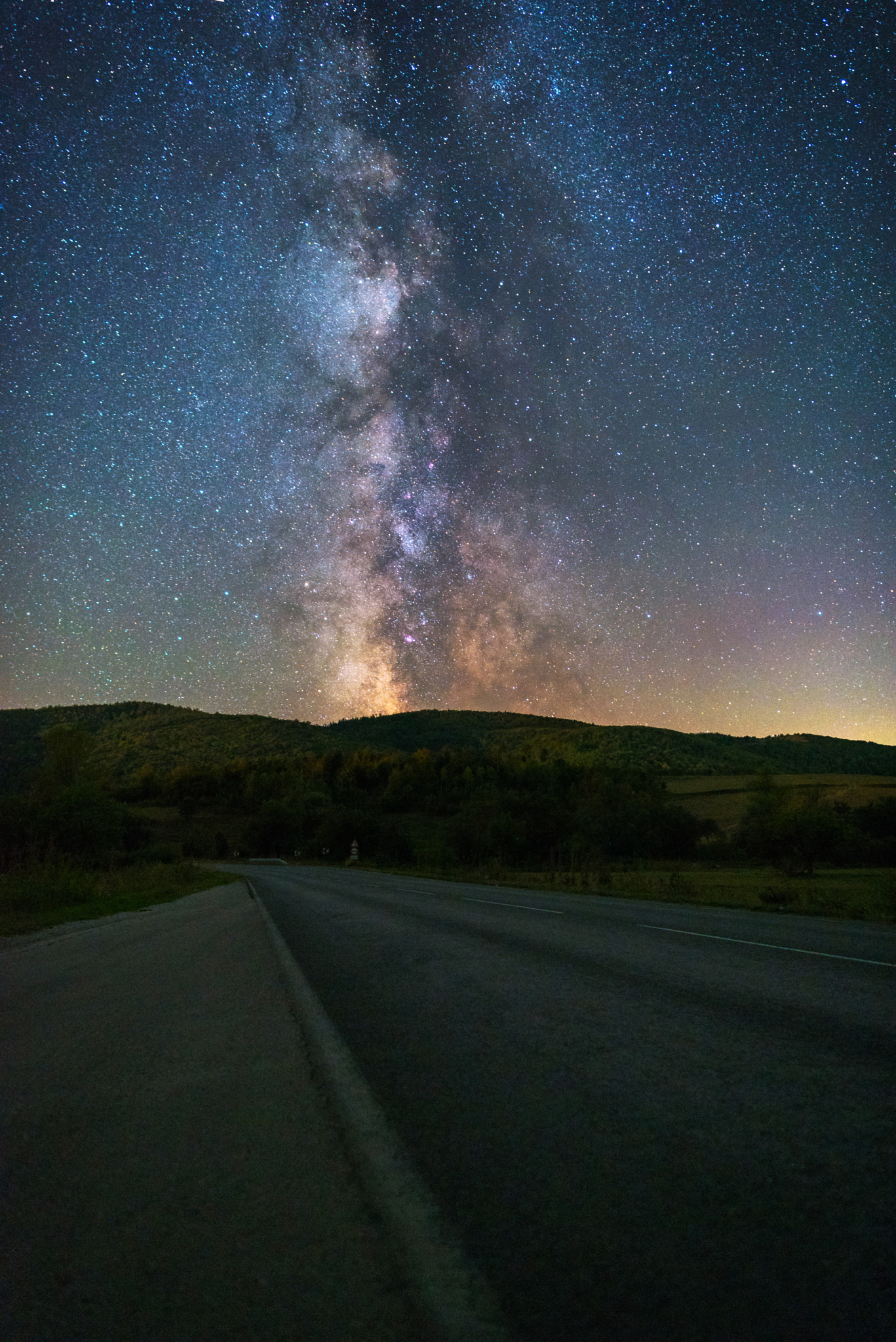Samyang 12mm F2.8 ED AS NCS Fisheye sample photo. Road to the stars photography