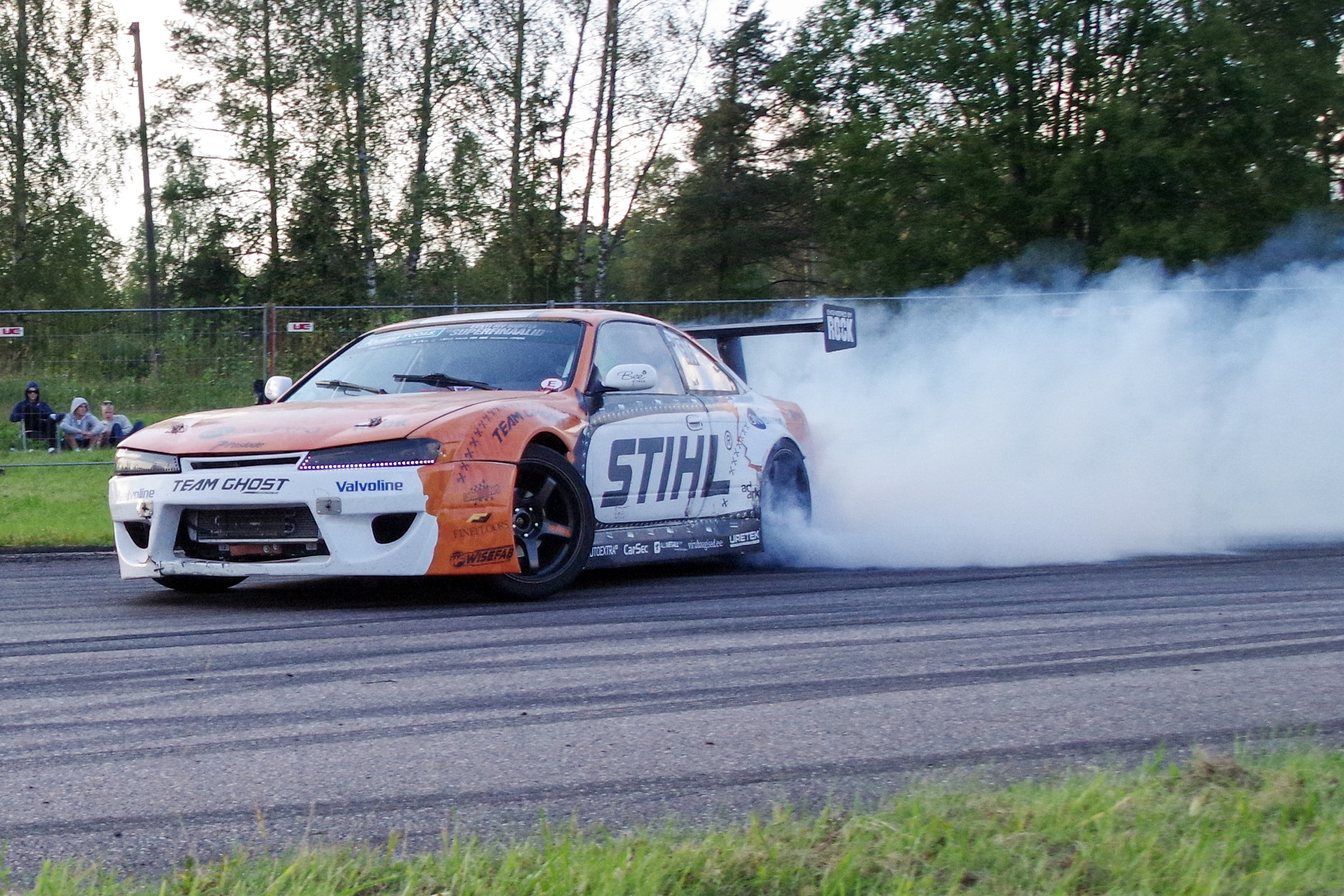 Pentax K-S2 sample photo. Nissan silvia drift photography