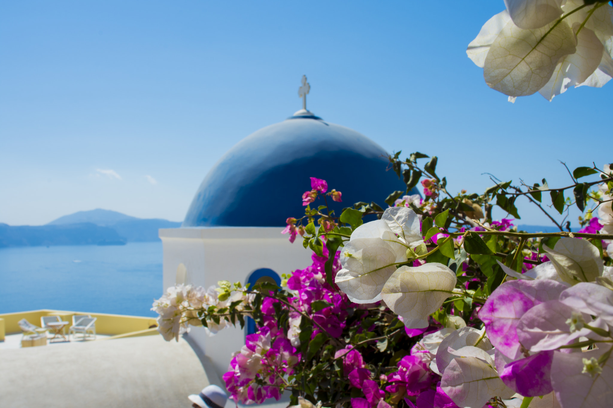 Sigma 24-70mm F2.8 EX DG Macro sample photo. Santorini photography