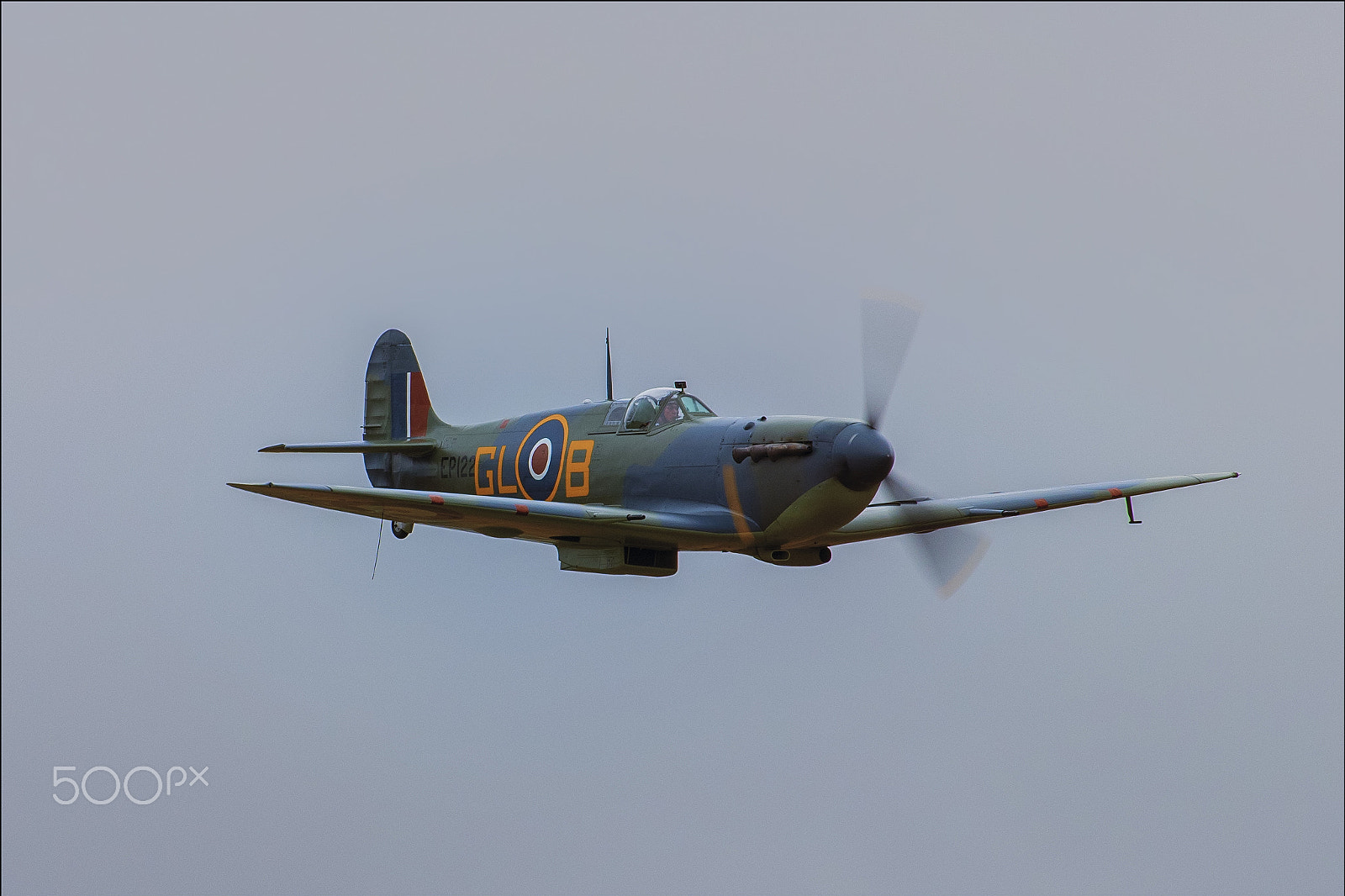 Nikon D810 + Nikon AF-S Nikkor 300mm F2.8G ED-IF VR sample photo. Supermarine spitfire mk. vb photography