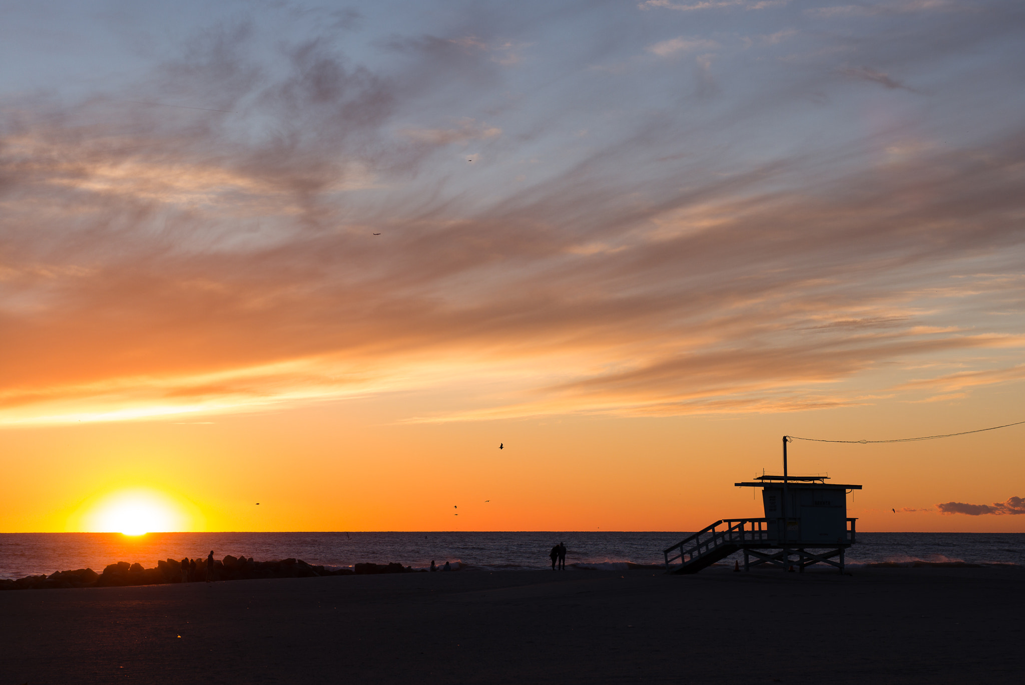 Leica M (Typ 240) + Leica APO-Summicron-M 75mm F2 ASPH sample photo. Venice beach sunset photography