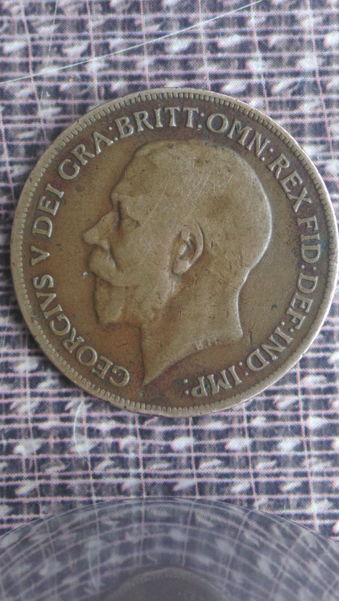 HTC ONE MINI 2 sample photo. English coin photography